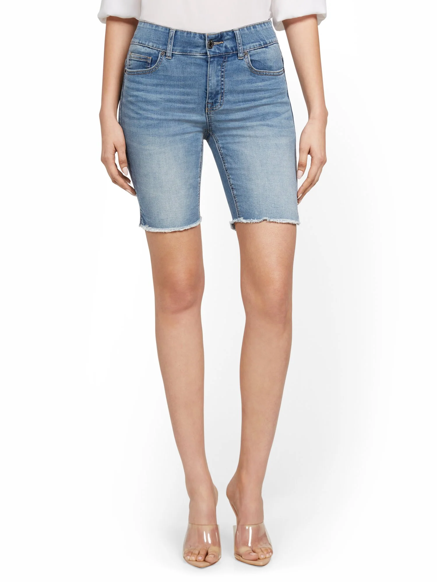 Mya Curvy High-Waisted Sculpting No Gap 9-Inch Short - Image 6