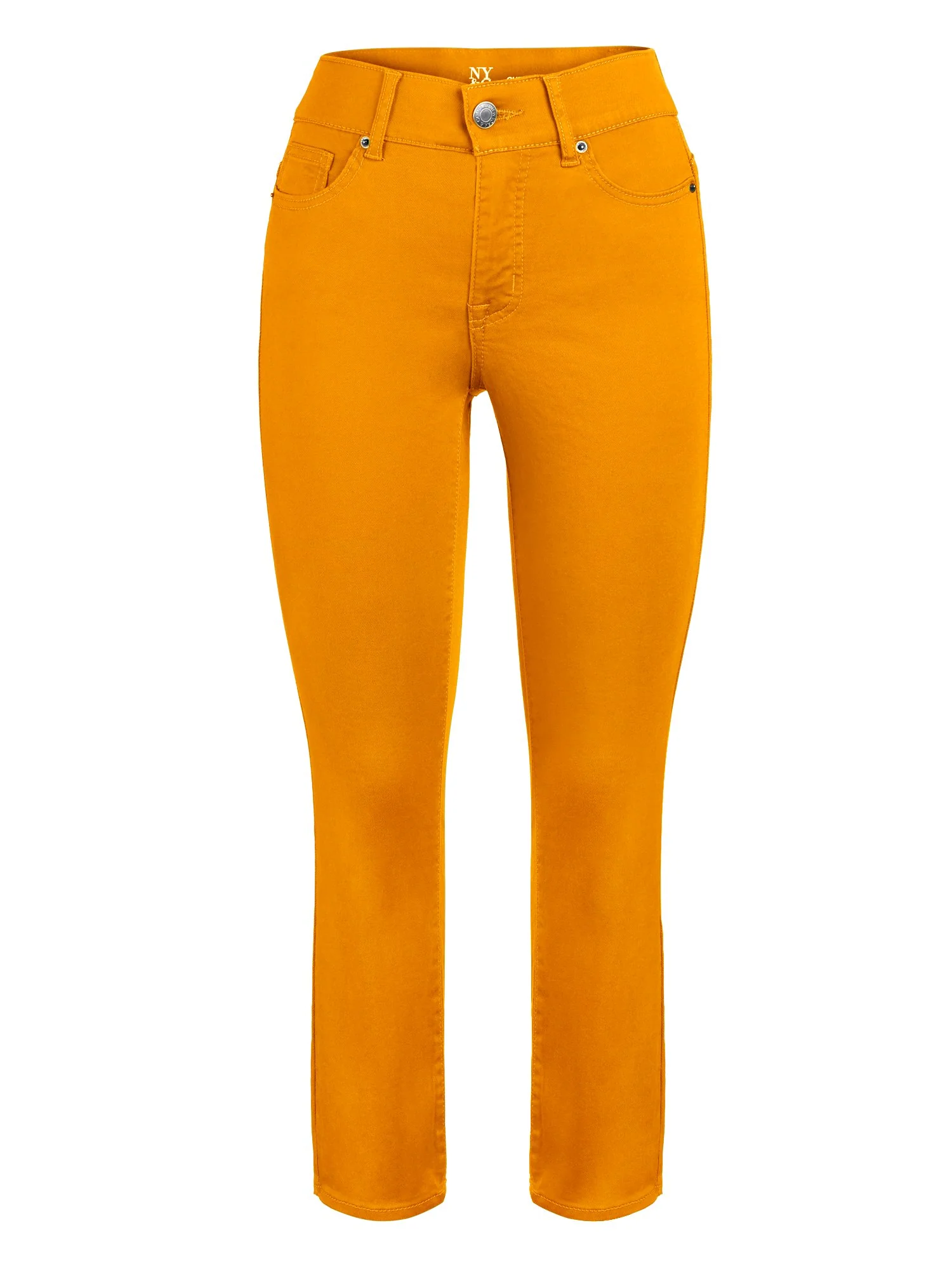 Mya Curvy High-Waisted Sculpting No Gap Capri Jeans - Image 2
