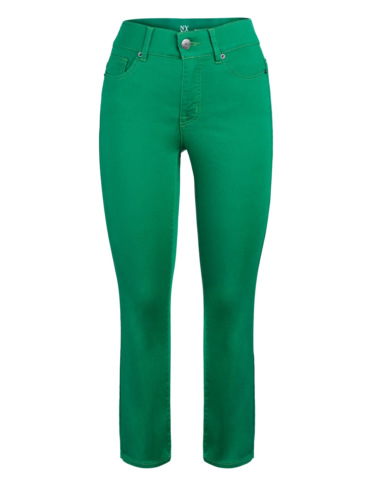 Mya Curvy High-Waisted Sculpting No Gap Capri Jeans - Image 5