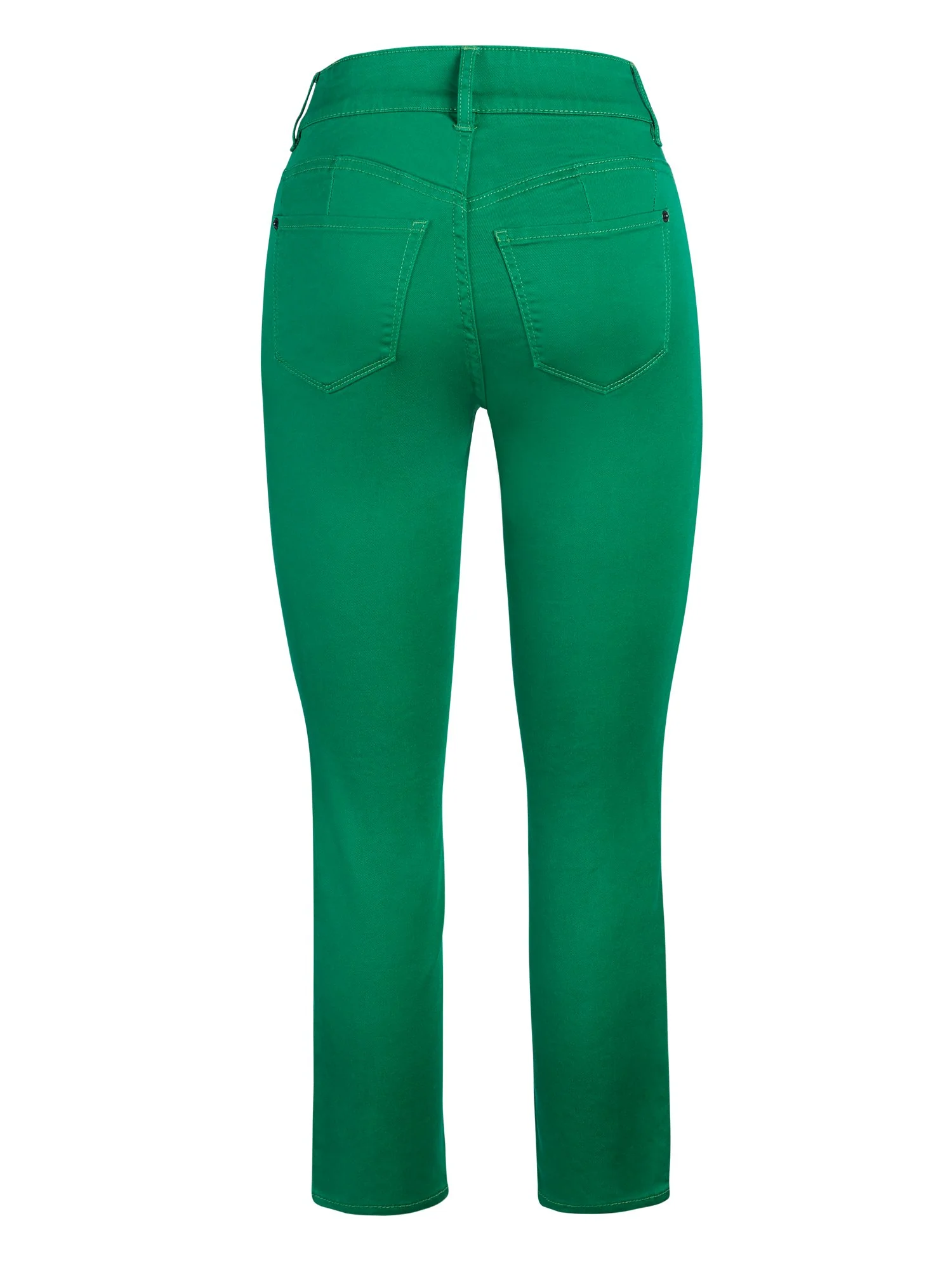 Mya Curvy High-Waisted Sculpting No Gap Capri Jeans - Image 6