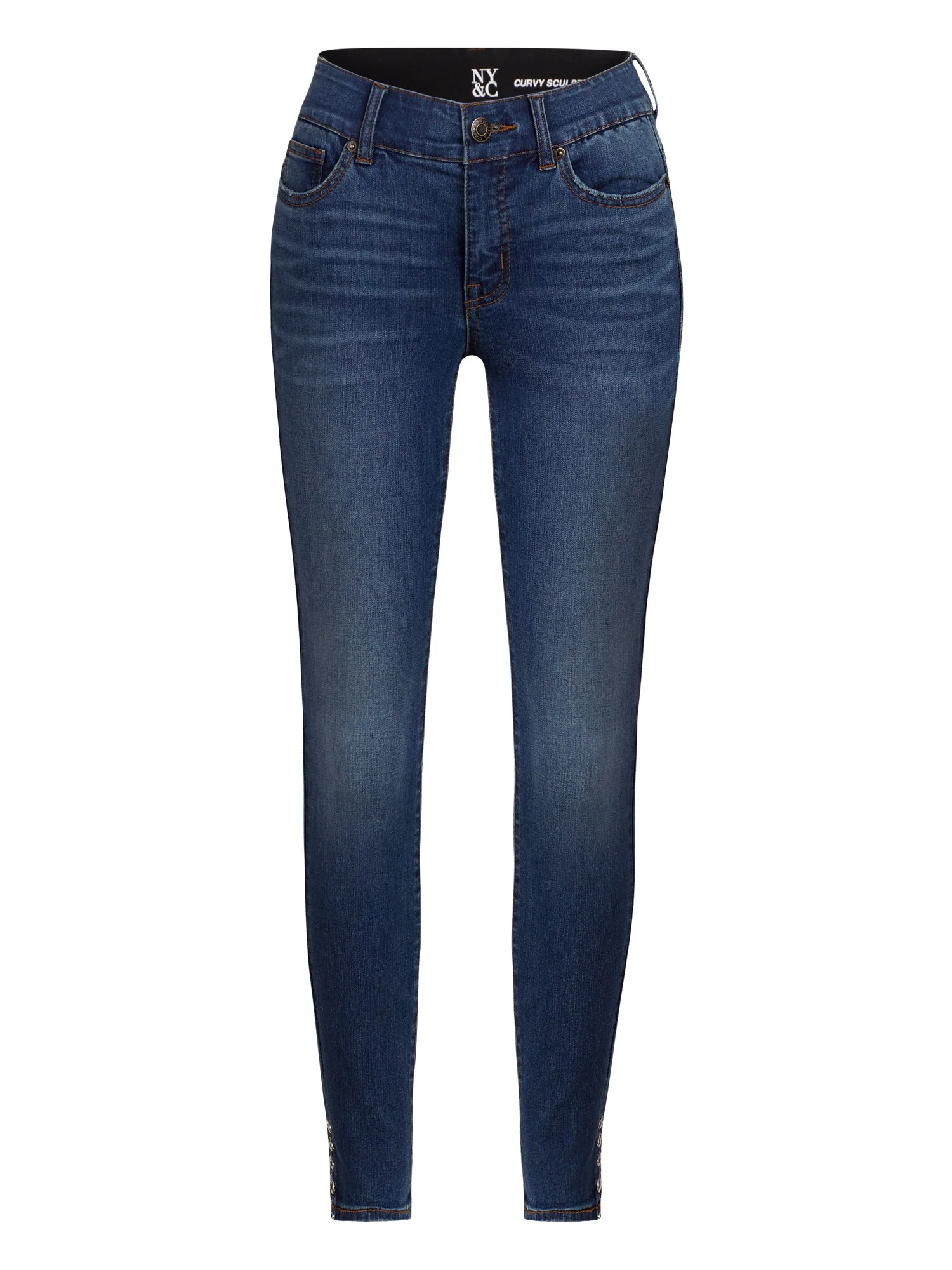 Mya Curvy High-Waisted Sculpting No Gap Super-Skinny Jeans