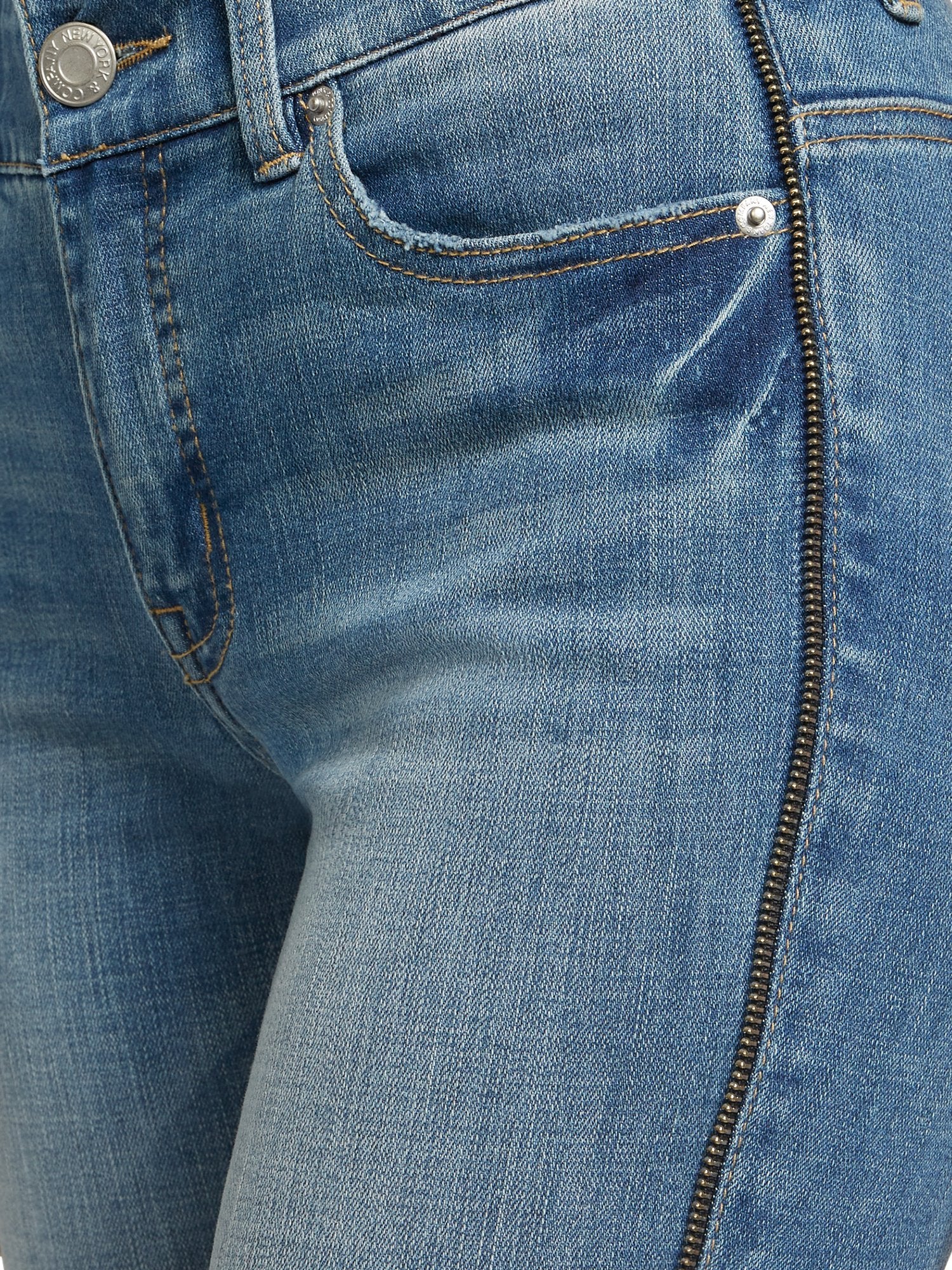Mya Curvy High-Waisted Sculpting No Gap Super-Skinny Jeans - Side-Zip - Image 6