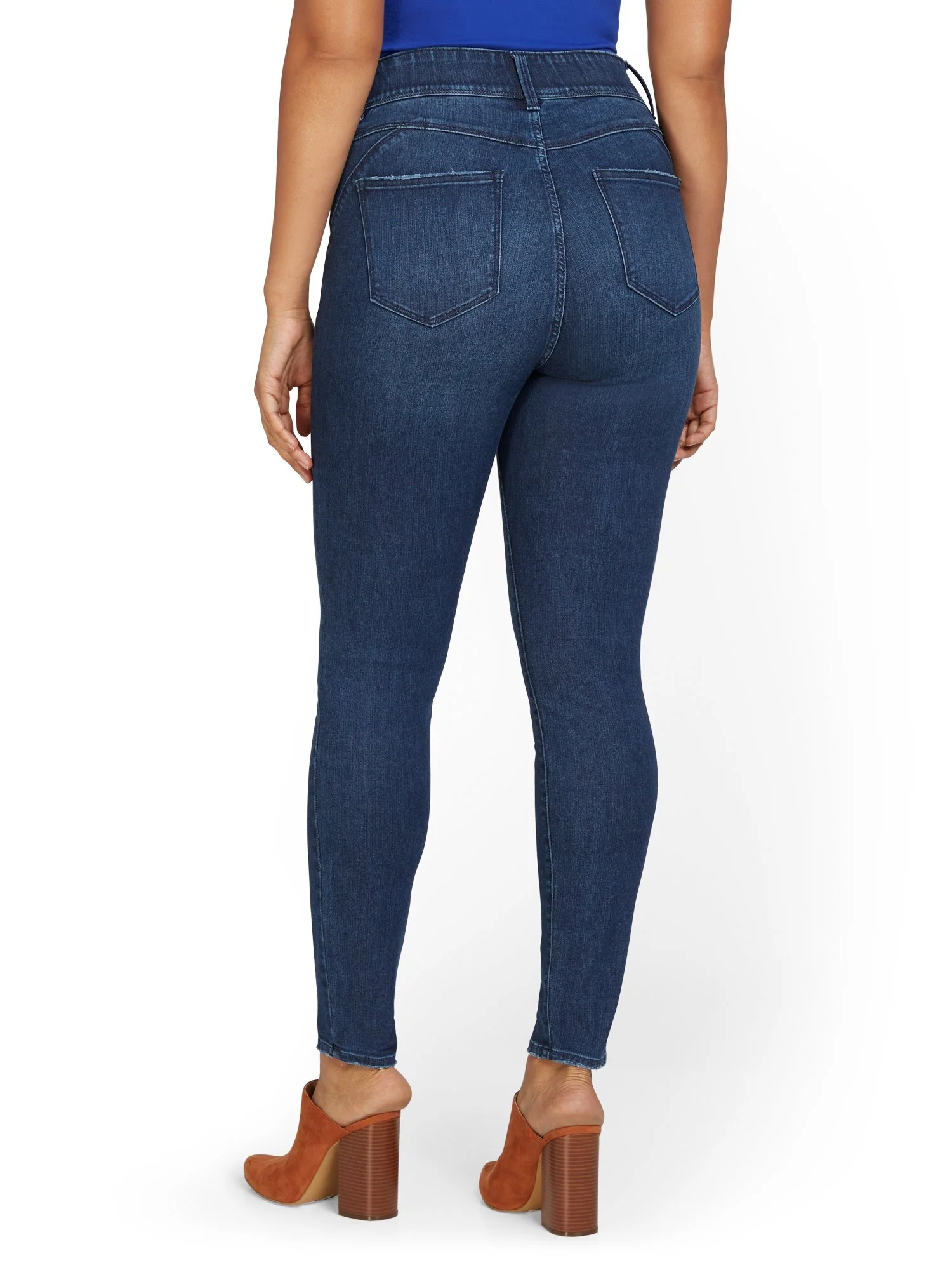 Mya Curvy Ultra High-Waisted Super-Skinny Boost Jeans - Hamilton Wash - Image 10