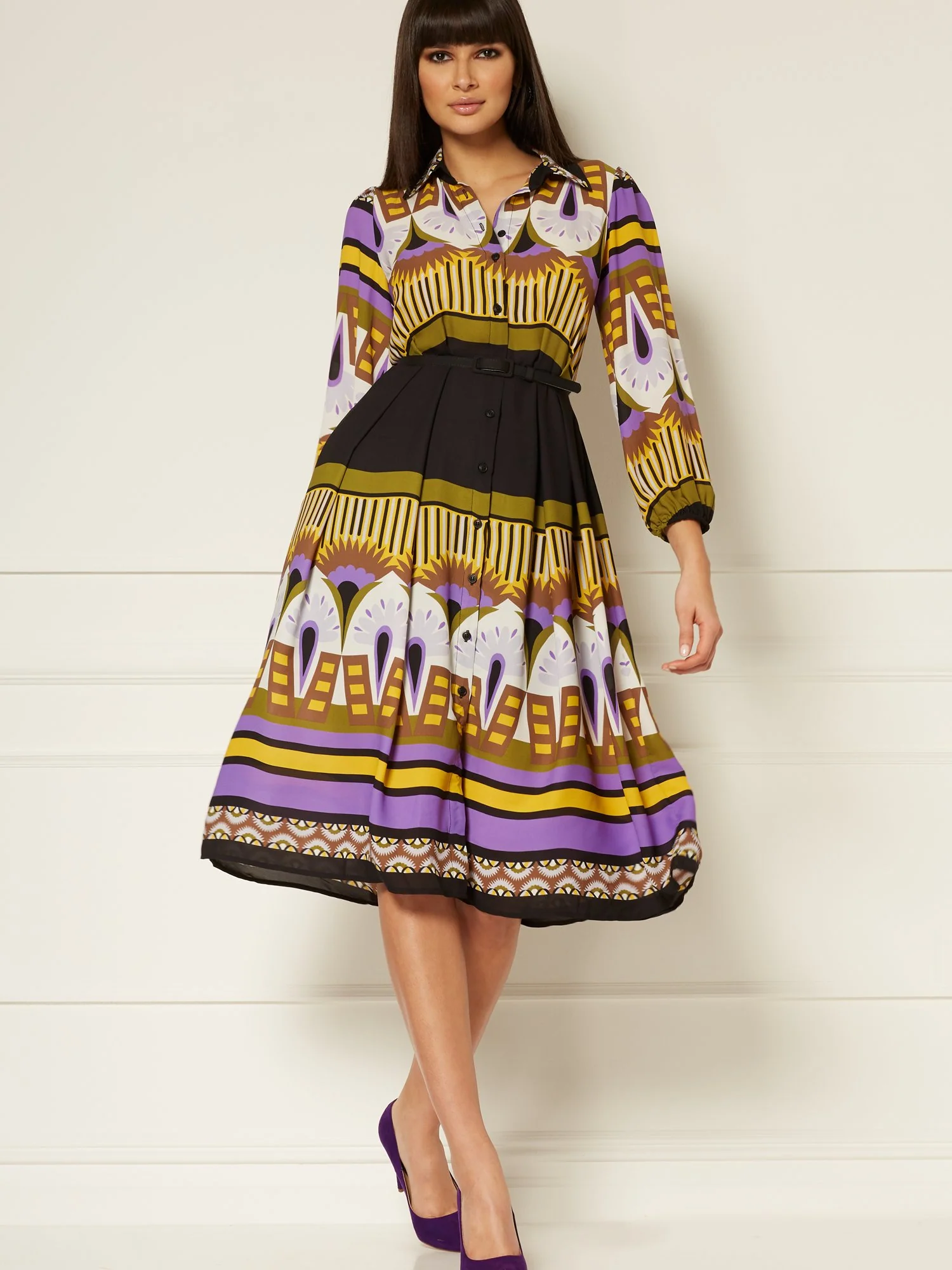 Natalya Shirtdress - Eva Mendes Collection - Image 4