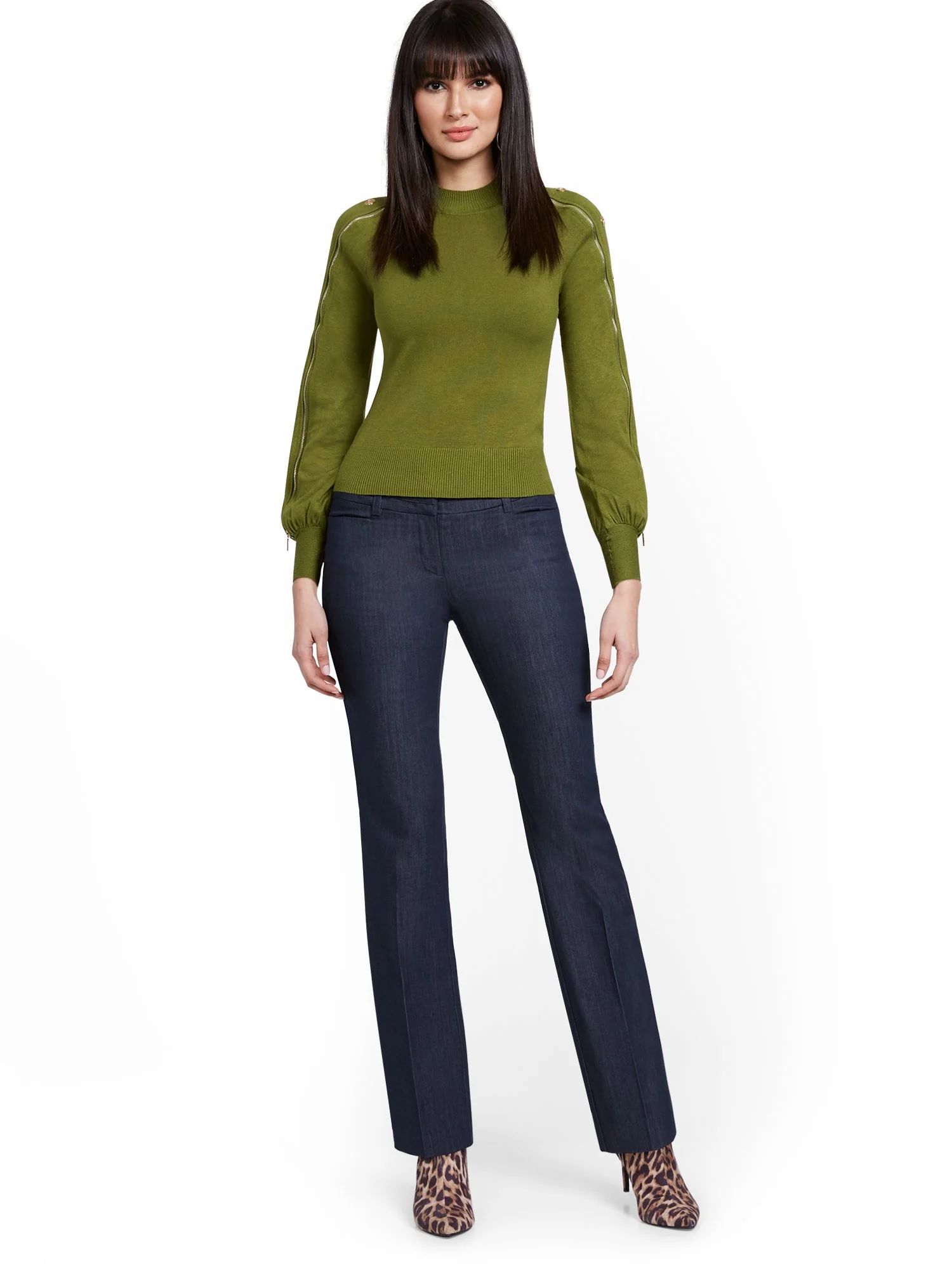 Navy Straight-Leg Pant - Image 4