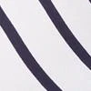 Navy & White Stripe Wrap Blouse - Image 4