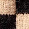 Neutral Checkerboard Pom Beanie - Image 4