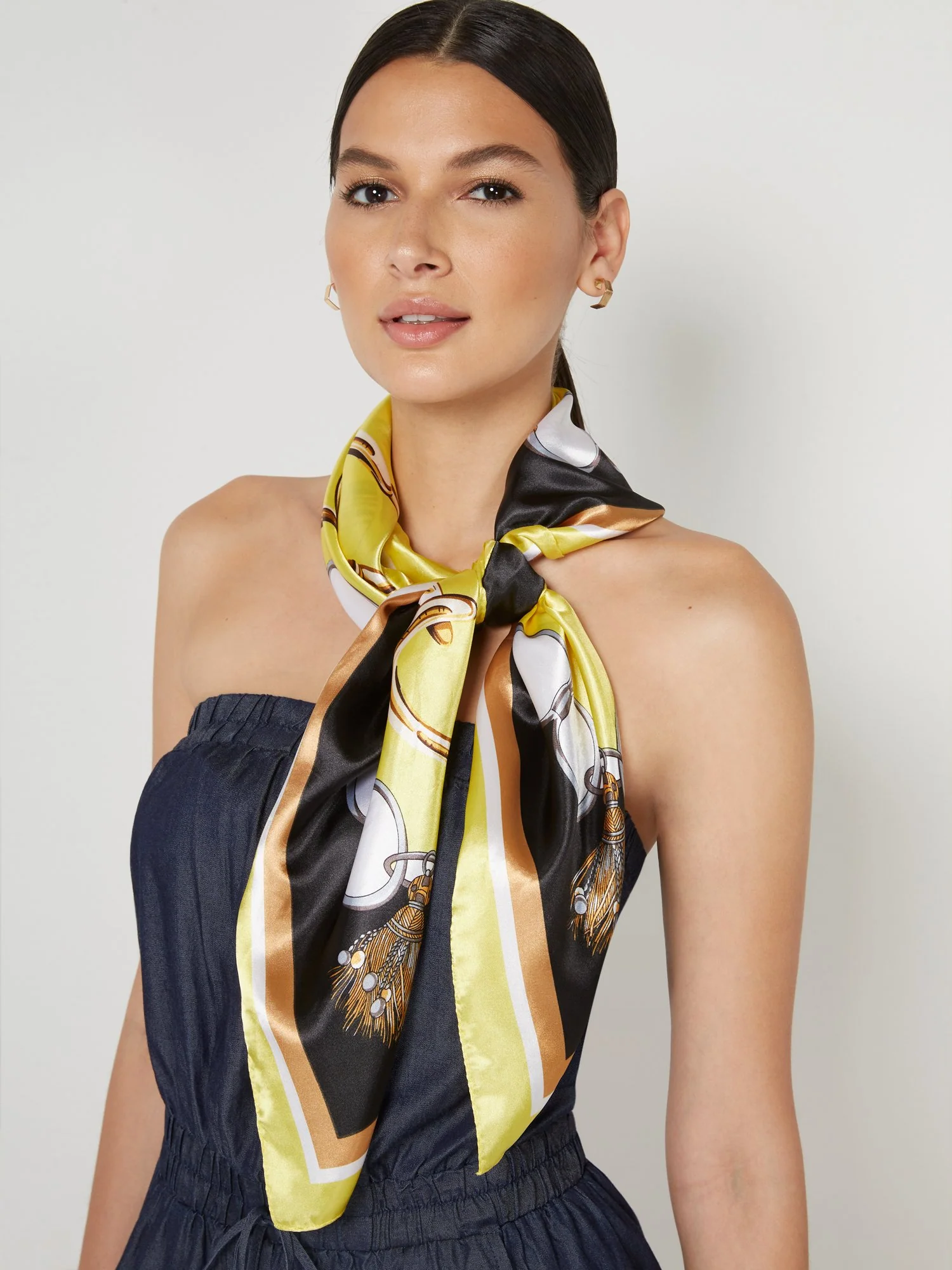Neutral Silky Multiwear Scarf