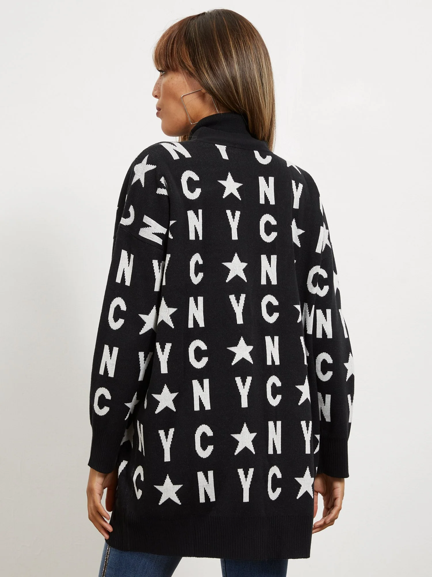 NYC Graphic Cardigan - Image 3