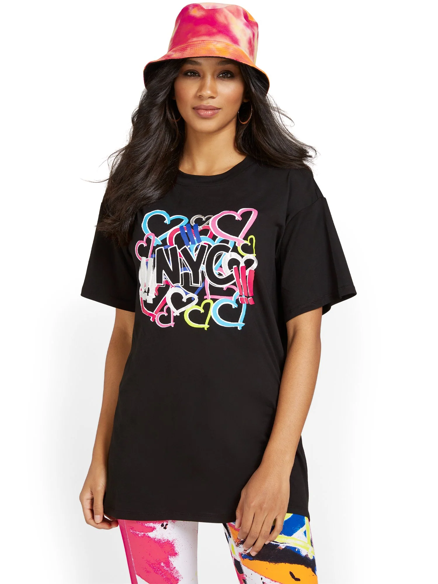 NYC Oversized Graphic Tee - Image 2