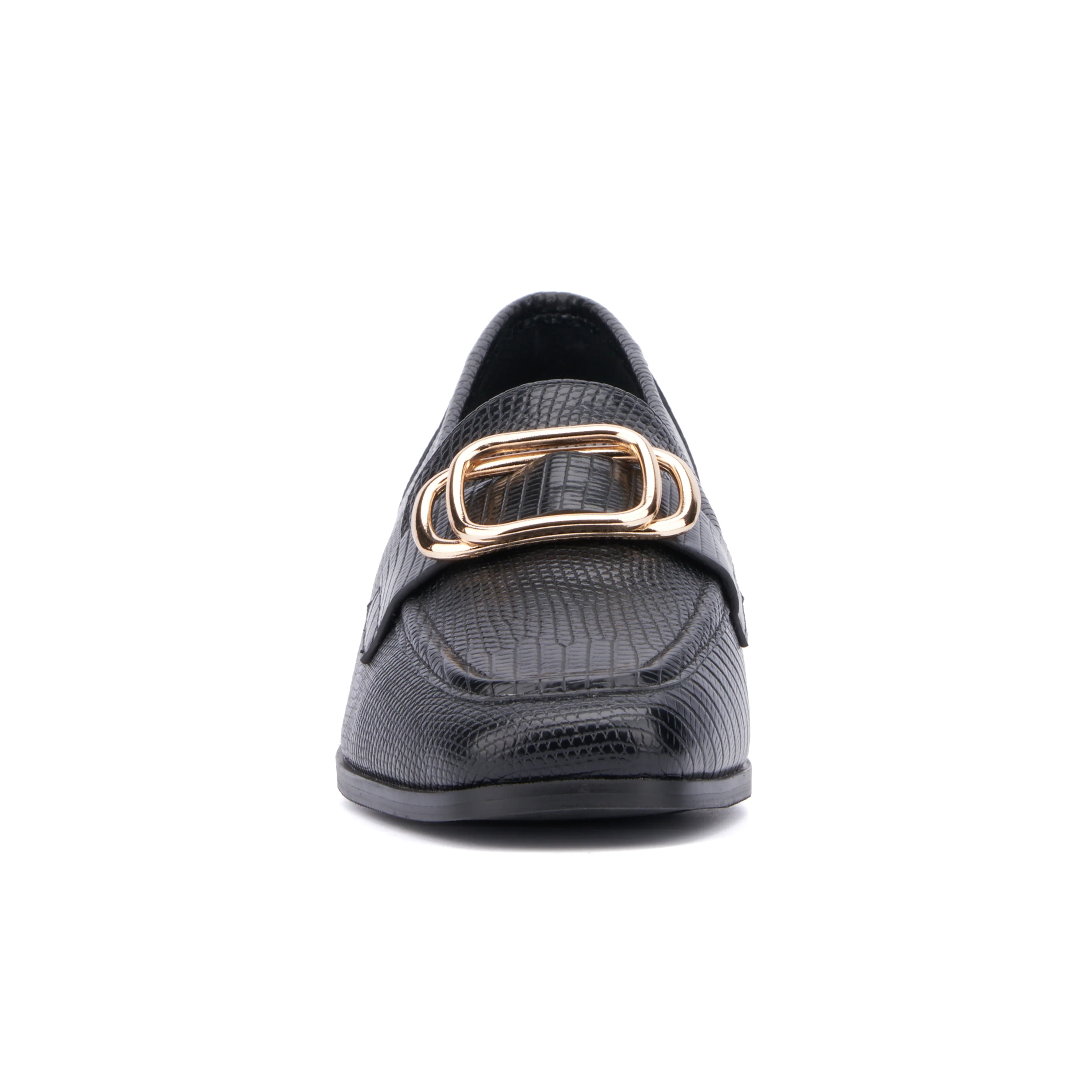 Ramira Slip-On Metal Accent Loafers - Image 4