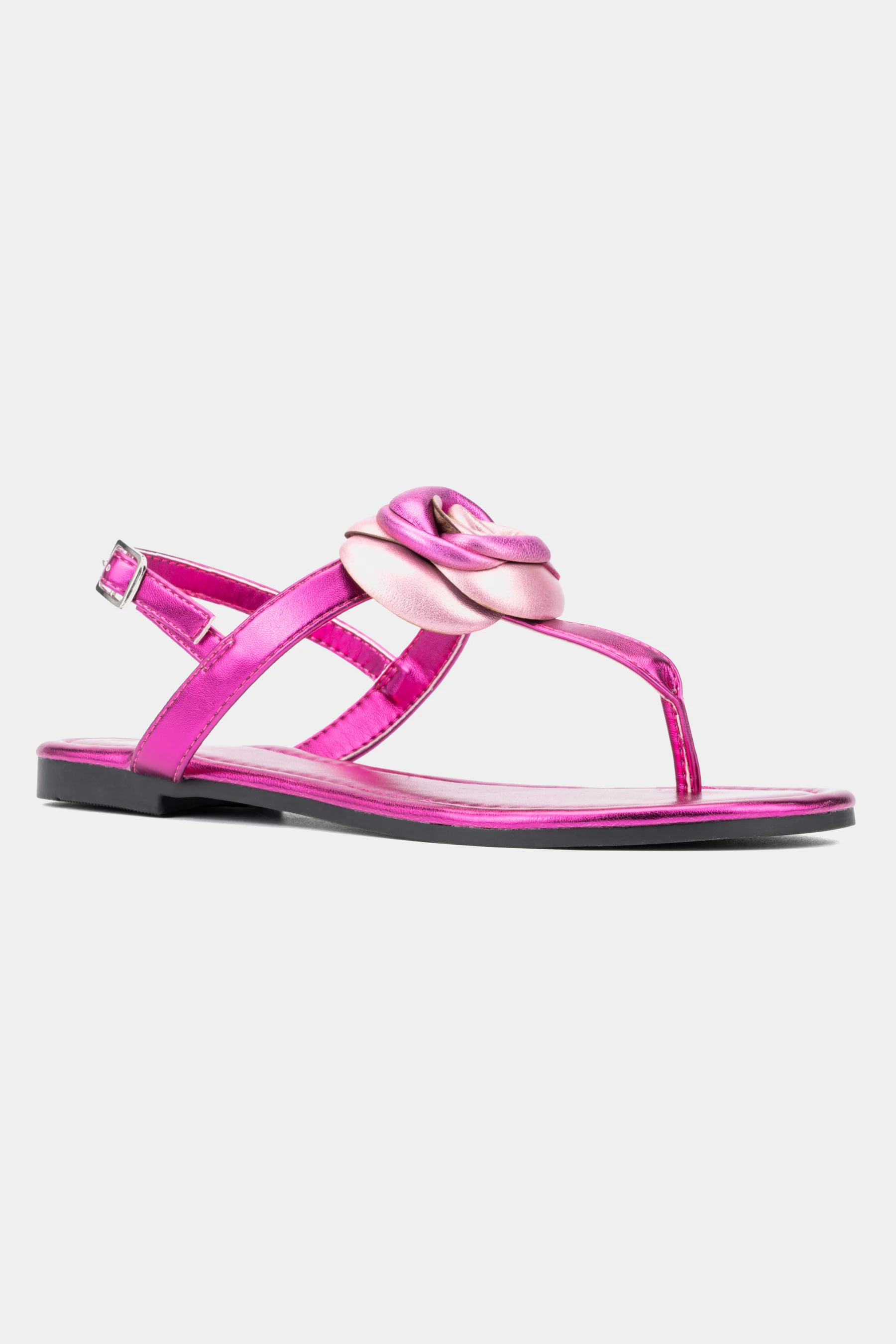 Rosette T-Strap Flats - Image 22
