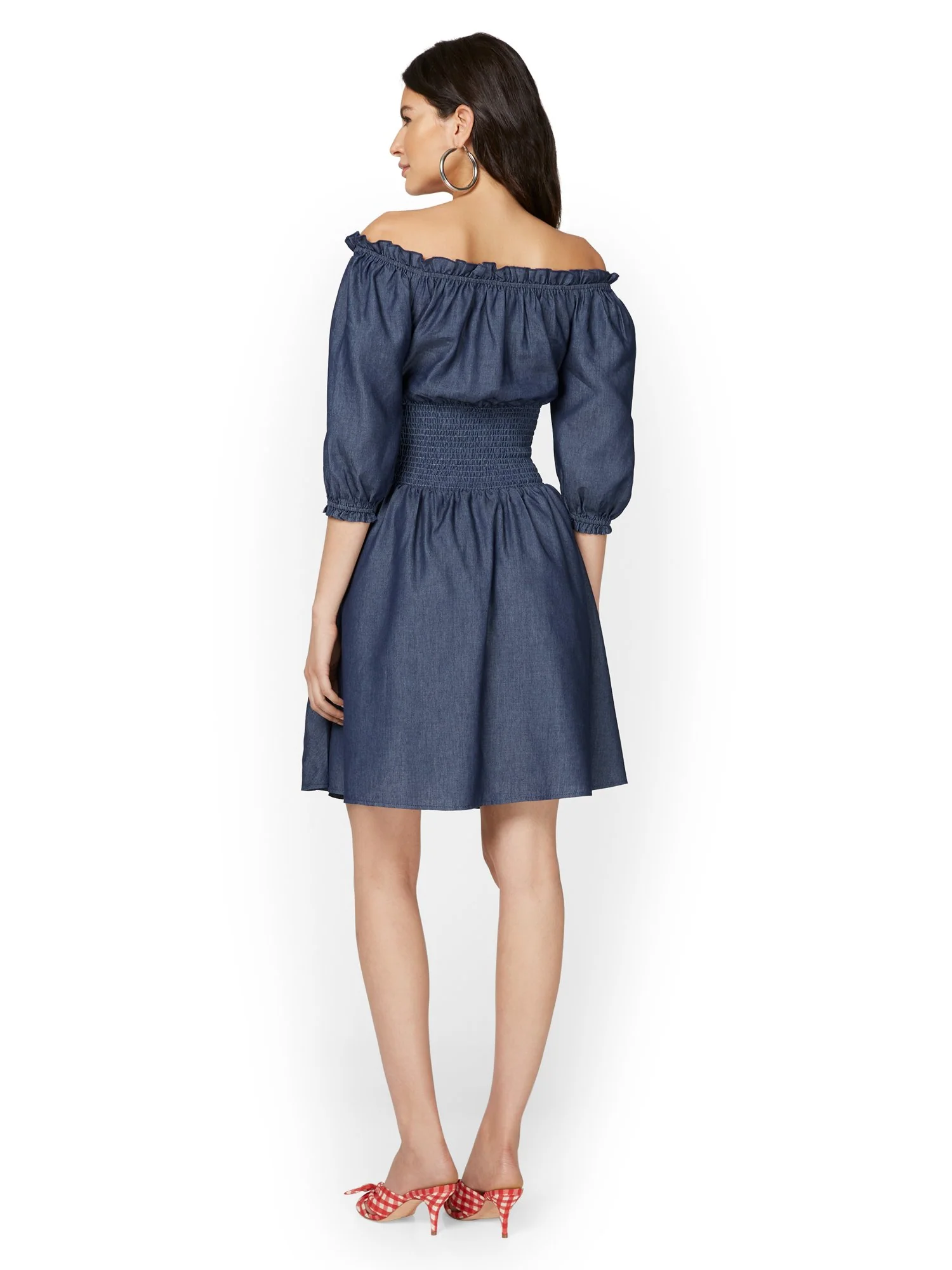 Off-The-Shoulder Corset Dress - Lily & Cali - Image 3