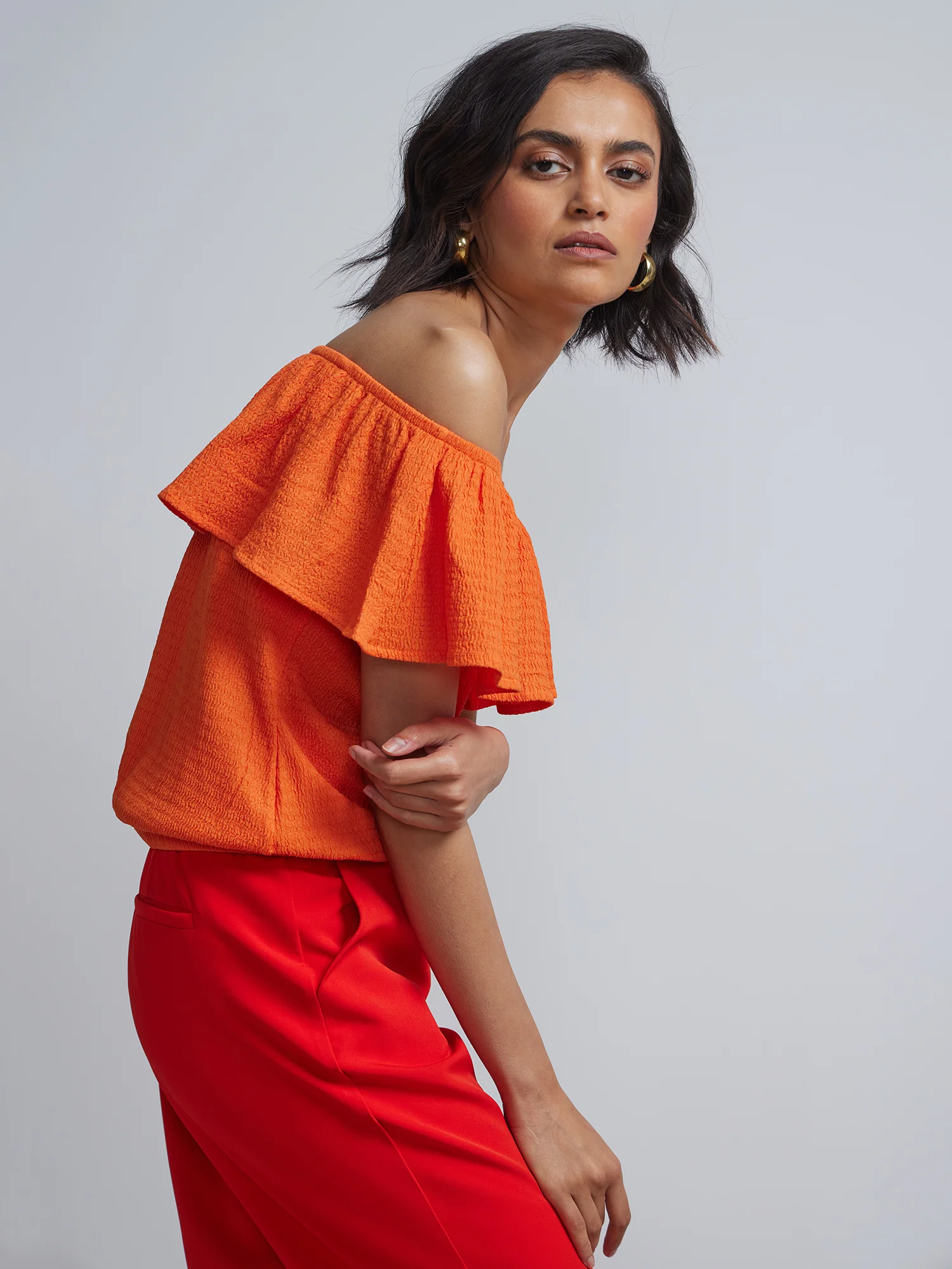 Off-The-Shoulder Knit Top - Image 2