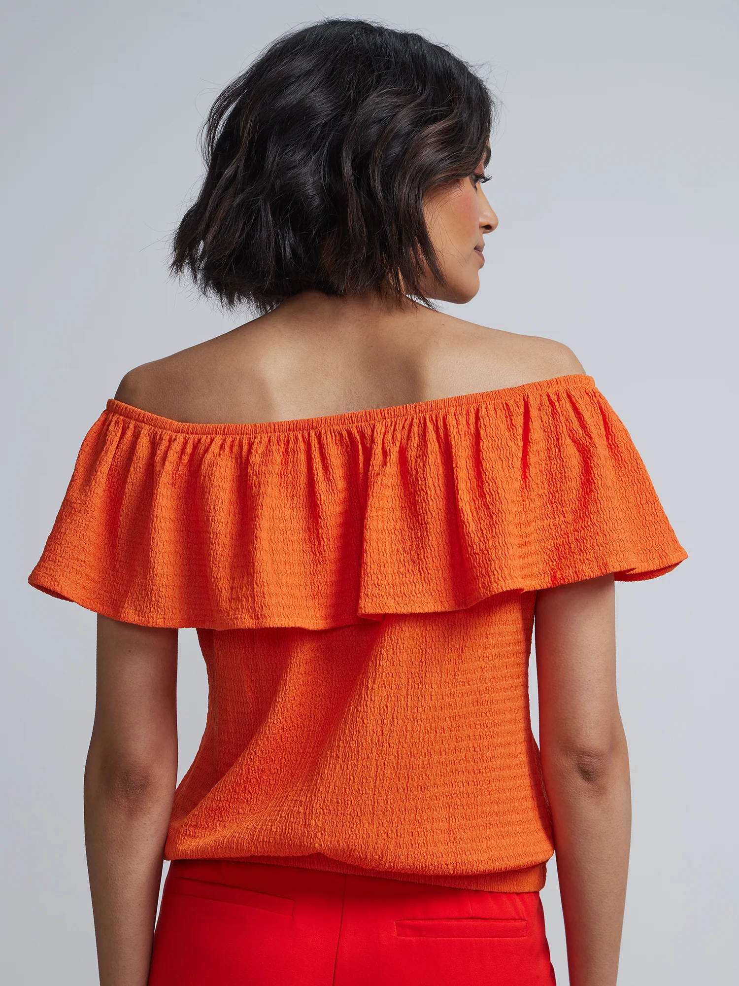 Off-The-Shoulder Knit Top - Image 3