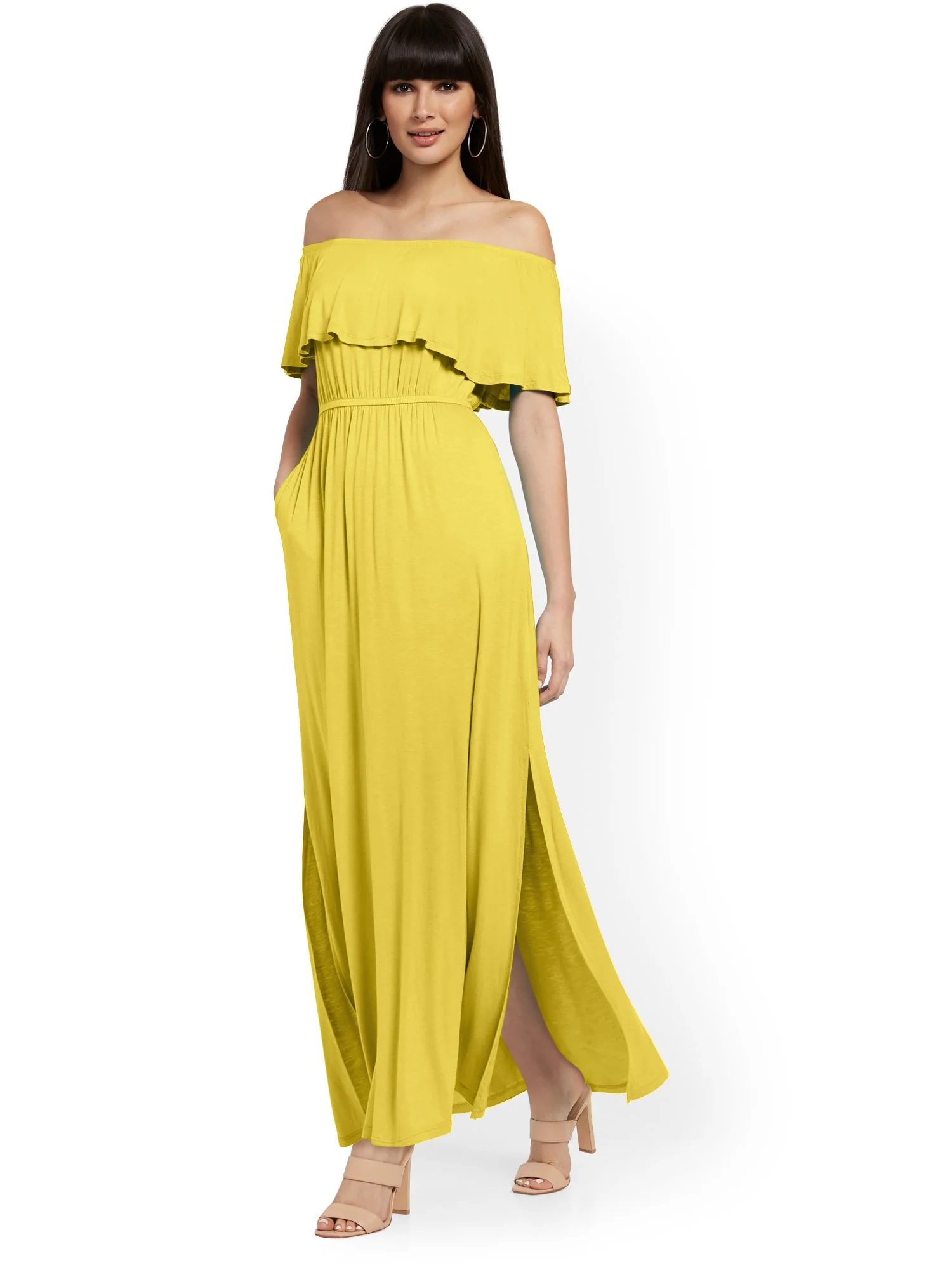 Off-The-Shoulder Maxi Dress - Image 19