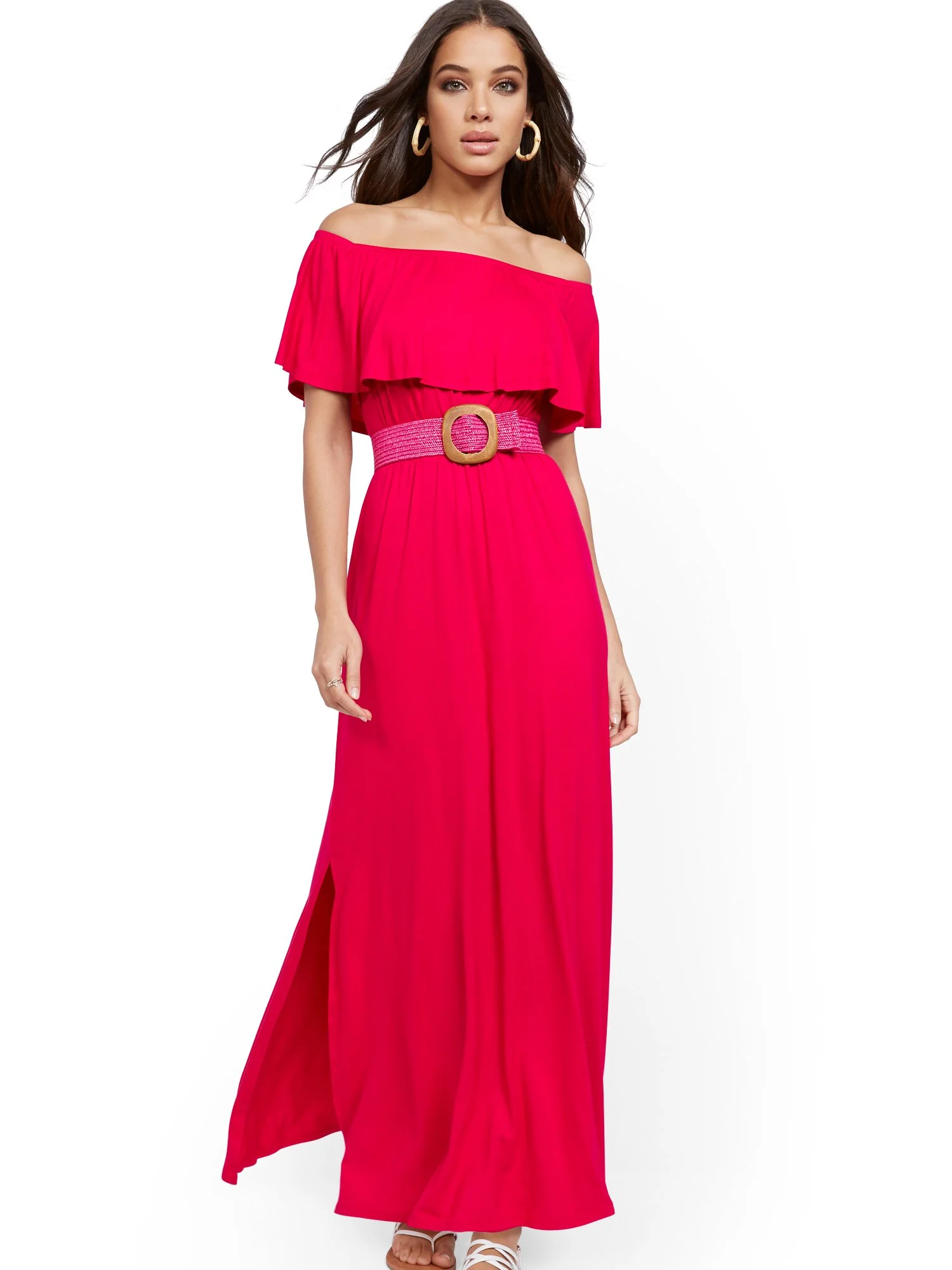 Off-The-Shoulder Maxi Dress - Image 8