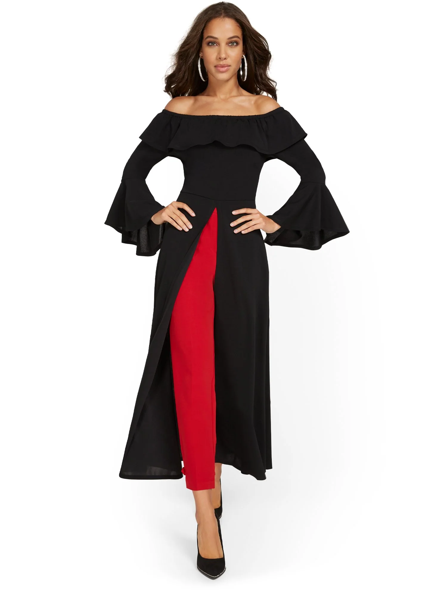 Off-The-Shoulder Maxi Top