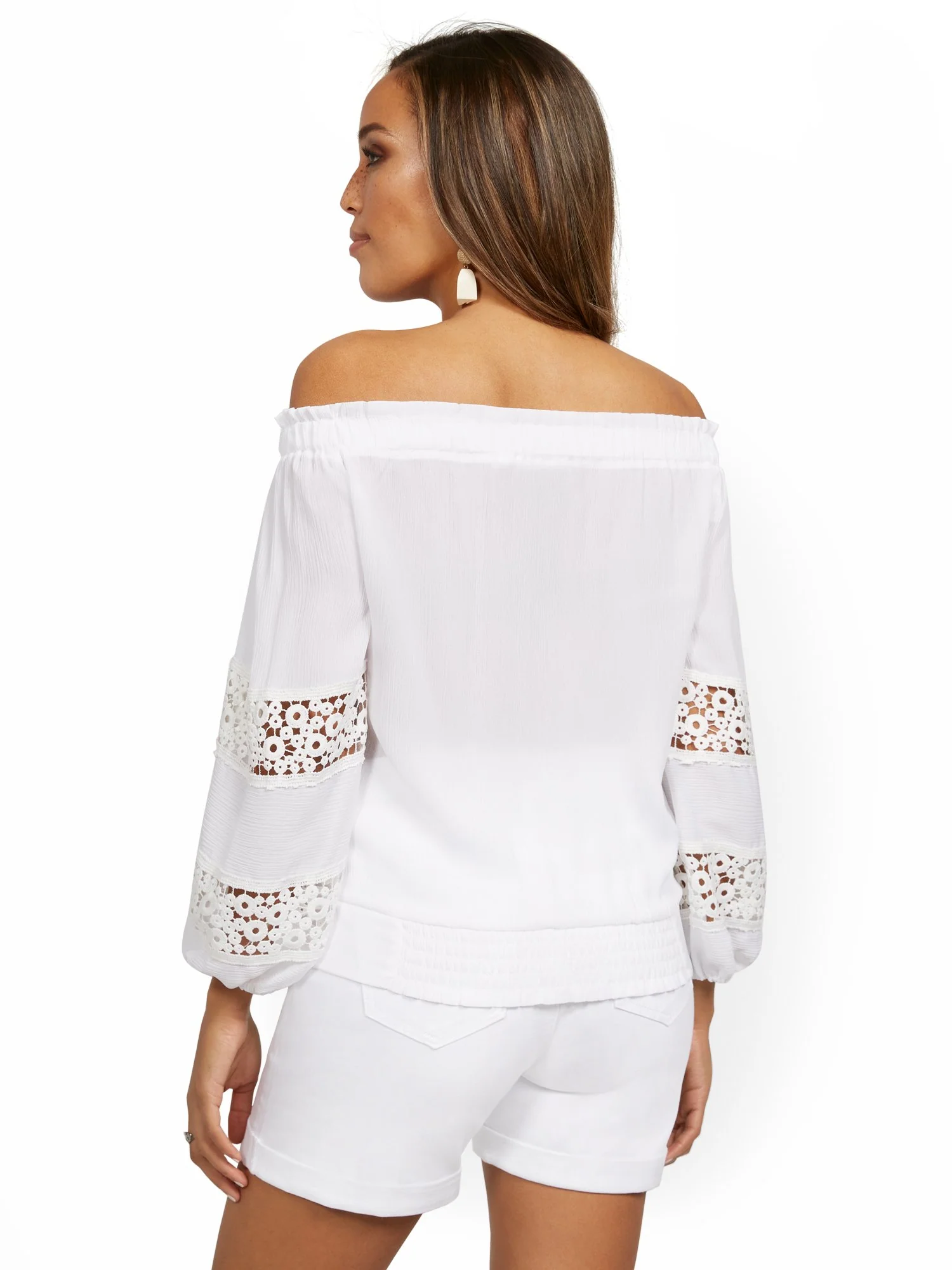 Off-The-Shoulder Peasant Blouse - Lily & Cali - Image 7