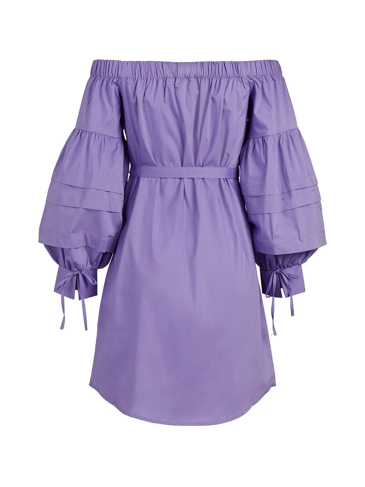 Off-The-Shoulder Poplin Shift Dress - Image 3