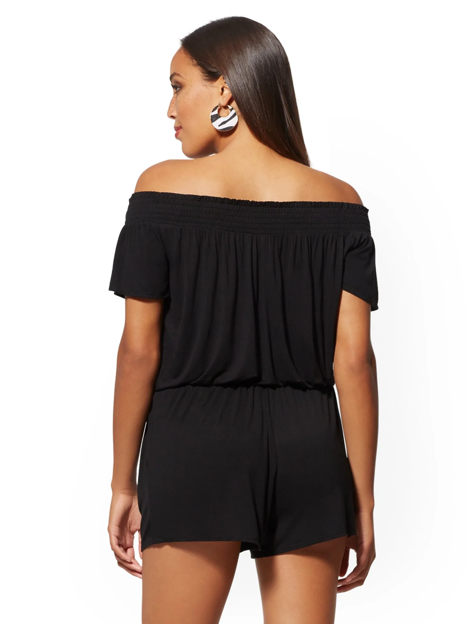 Off-The-Shoulder Romper - Image 3