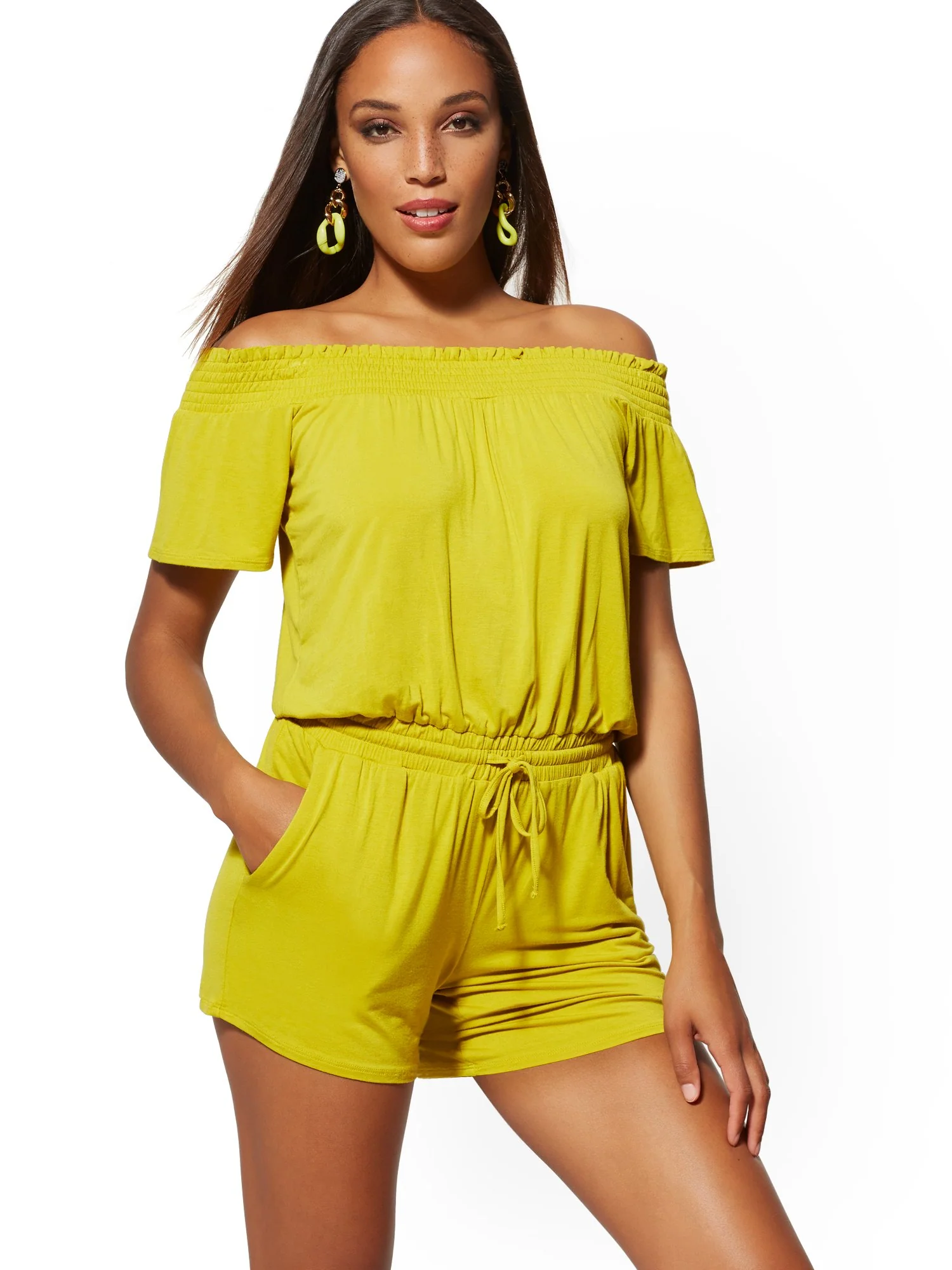 Off-The-Shoulder Romper - Image 7