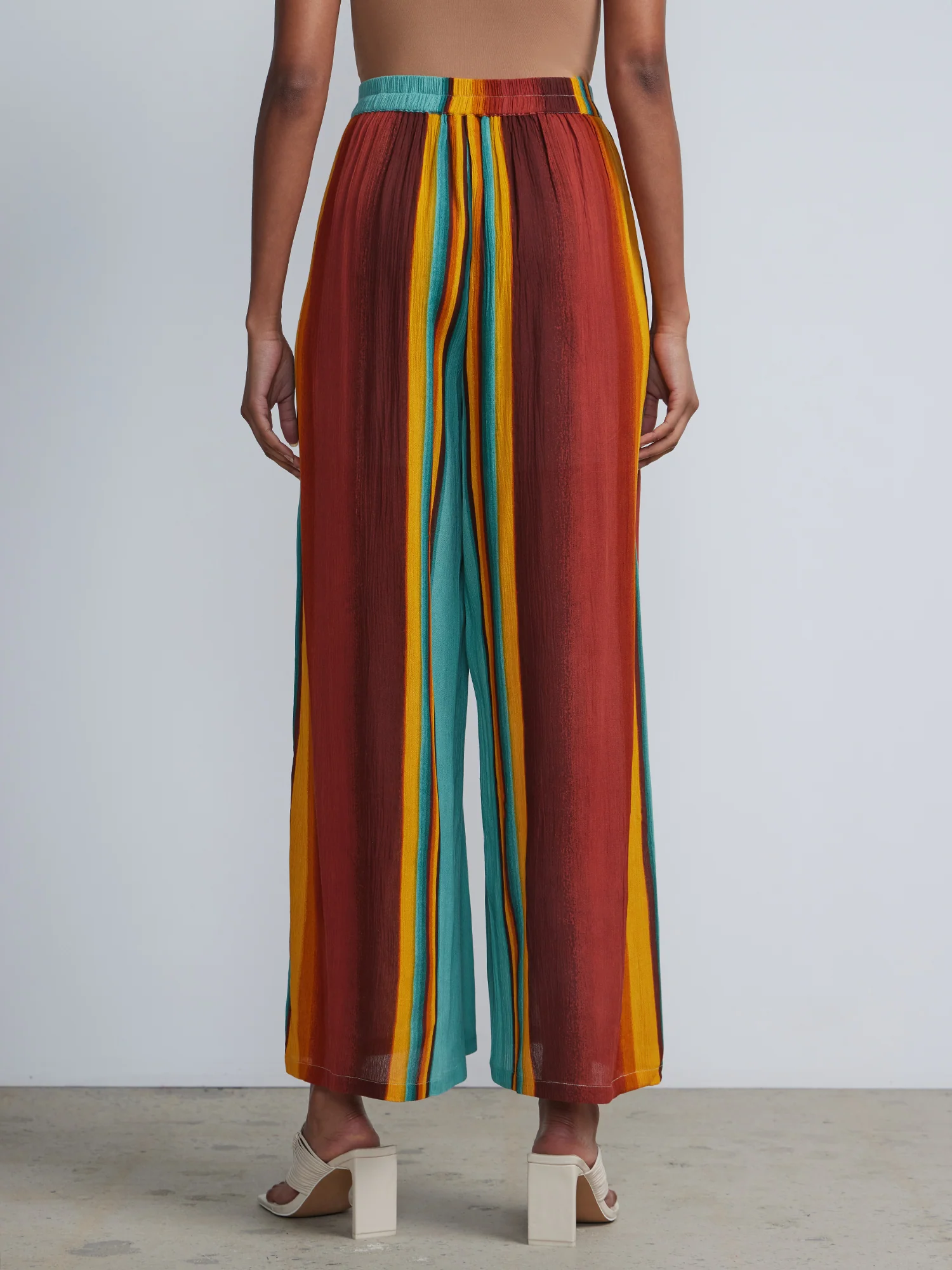 Ombre-Stripe Wide-Leg Pant - Image 3