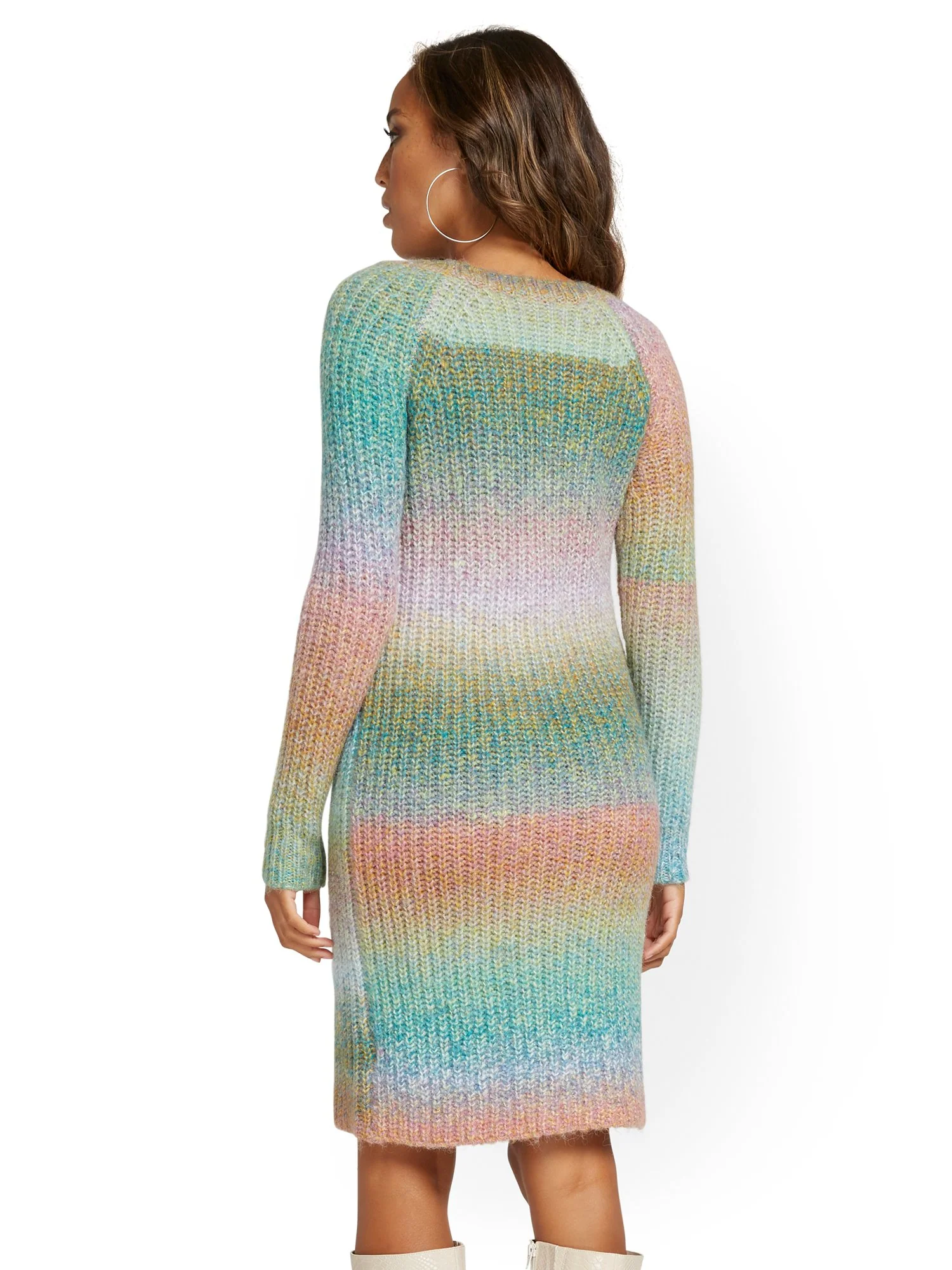 Ombre Sweater Dress - Image 3