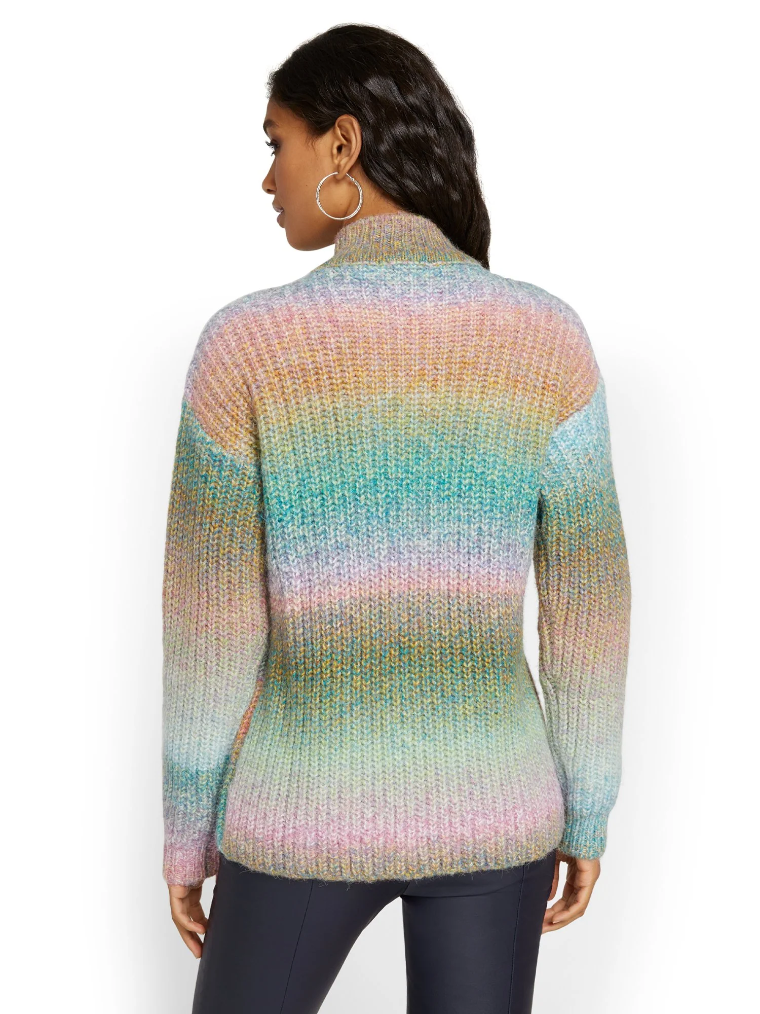 Ombre Turtleneck Sweater - Image 3