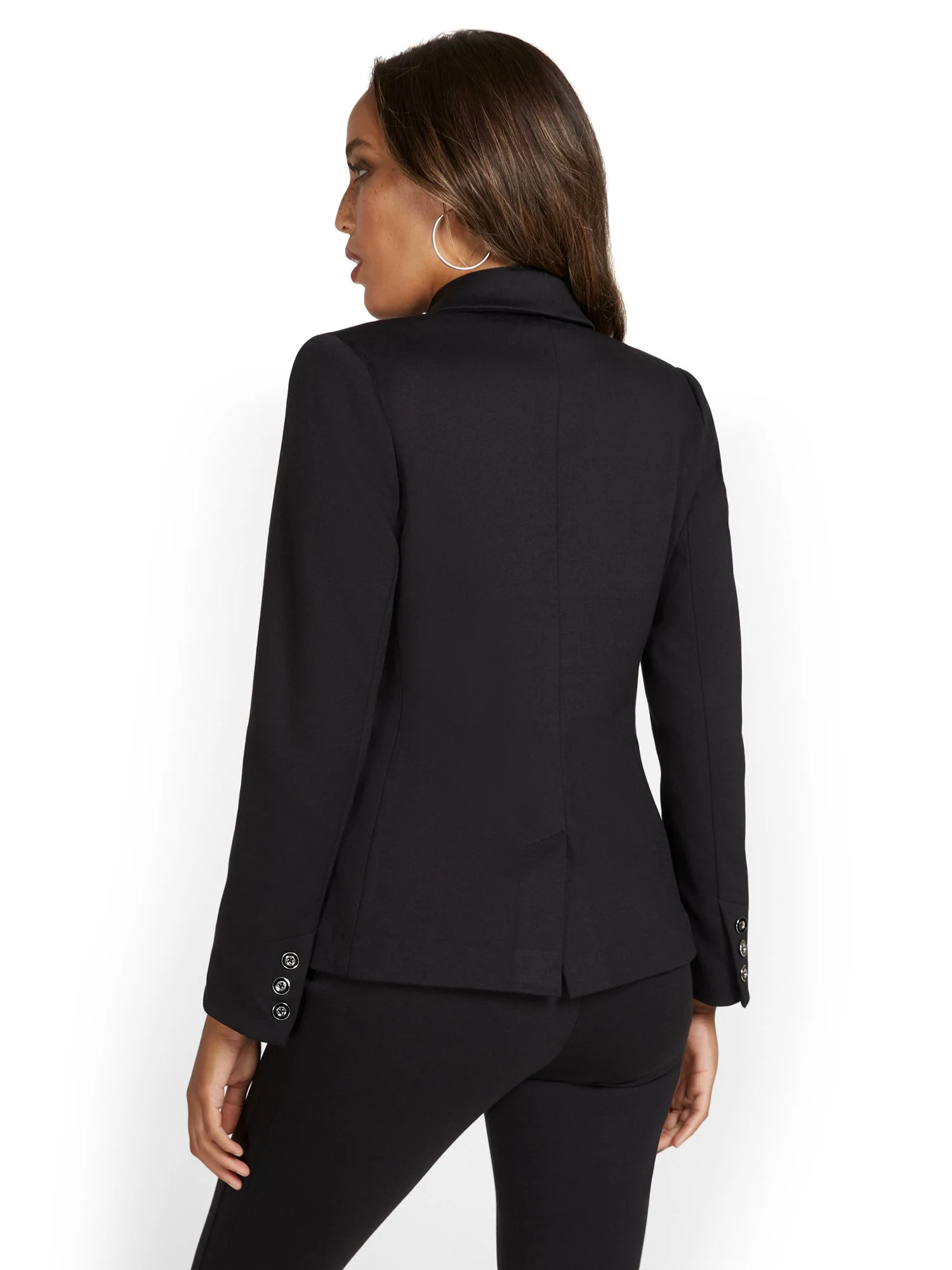 One-Button Ponte Jacket - Superflex - Image 3