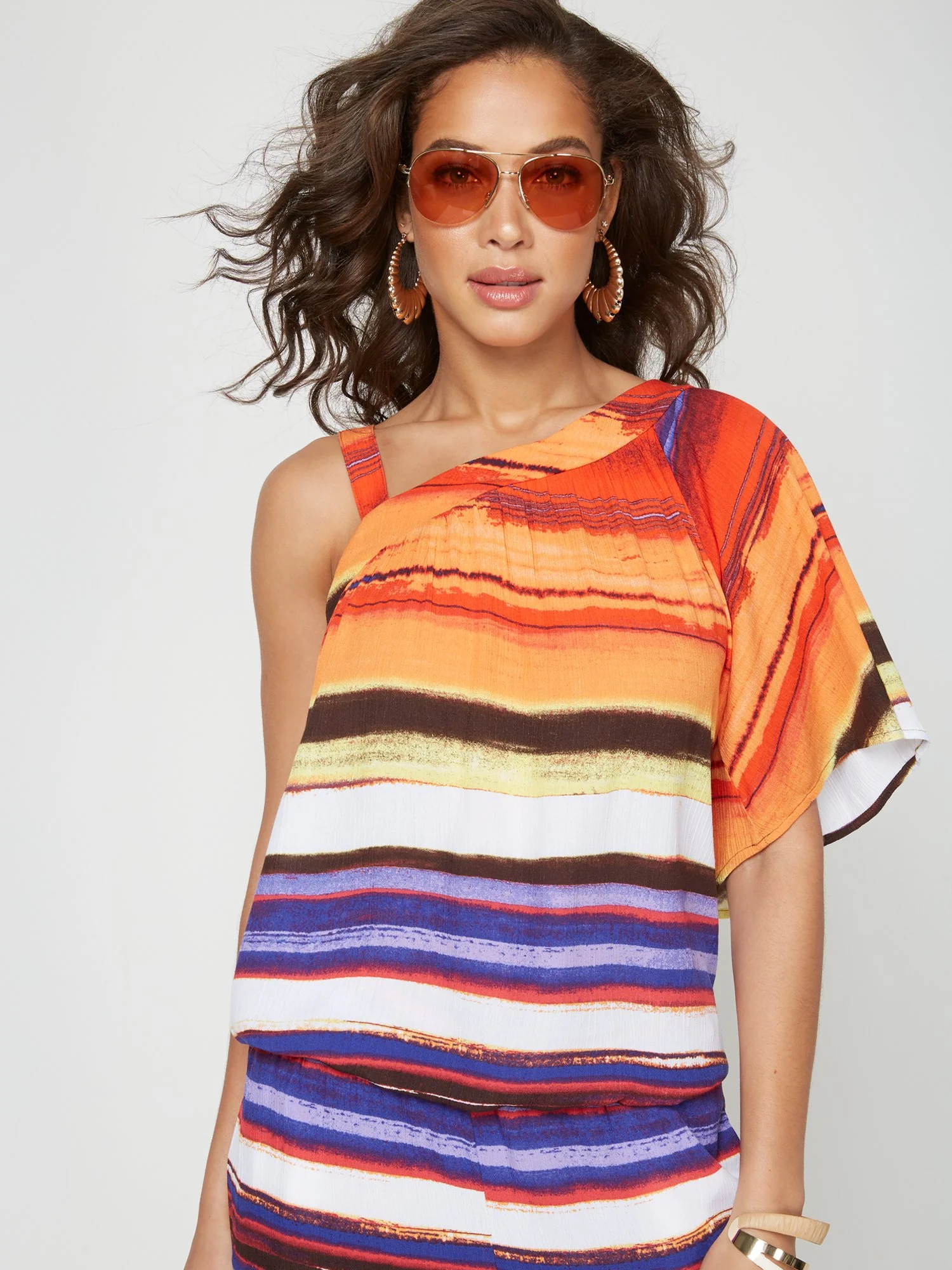 One-Shoulder Asymmetrical Top