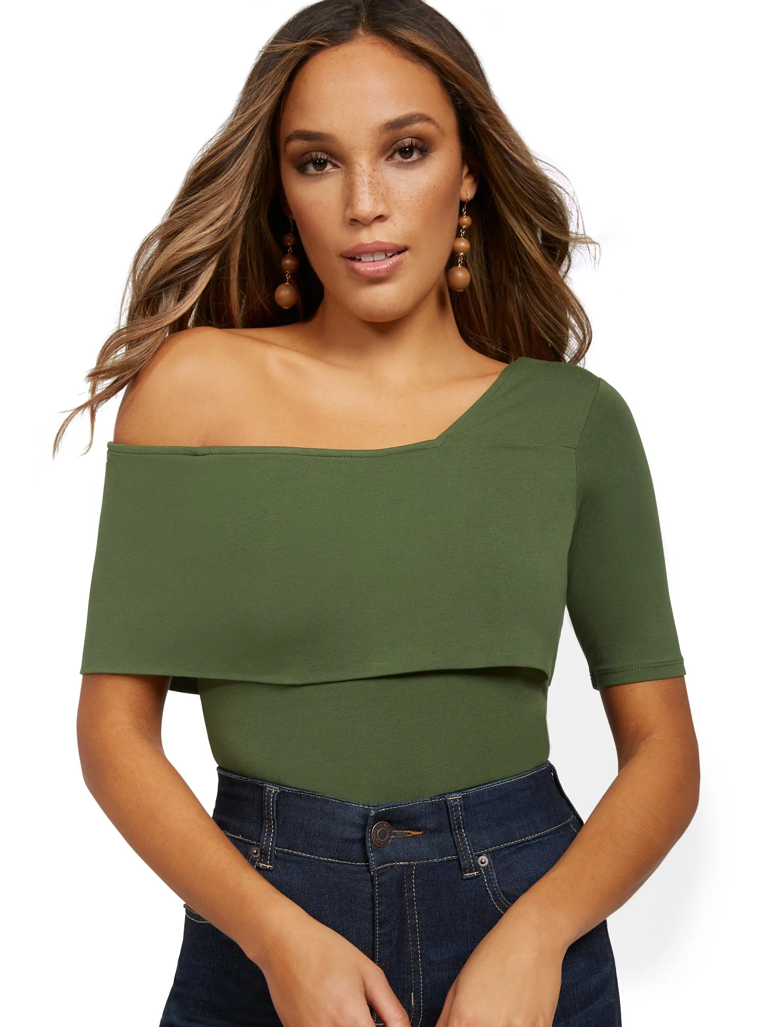 One-Shoulder City Tee - Image 8