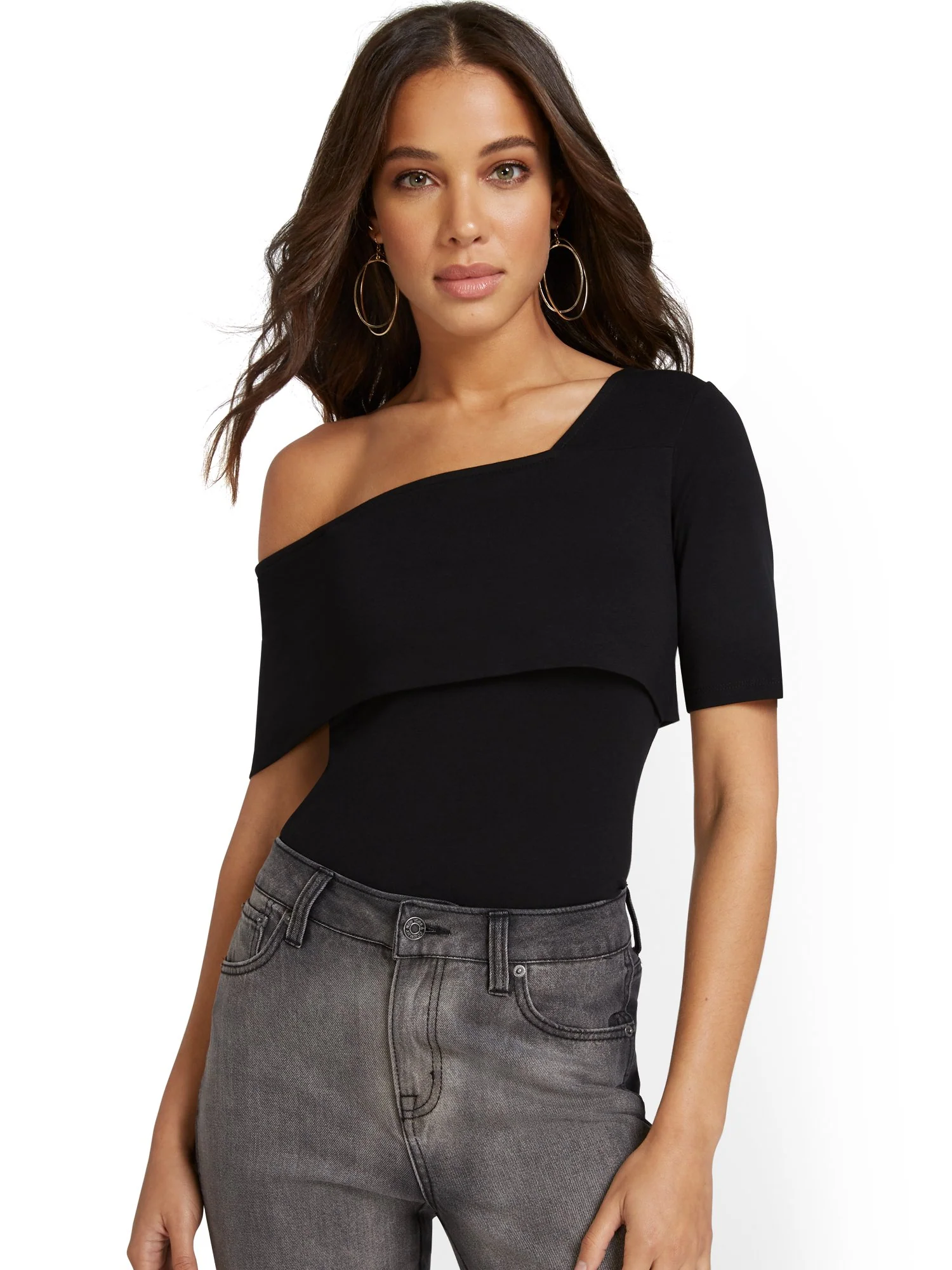 One-Shoulder City Tee - Image 2