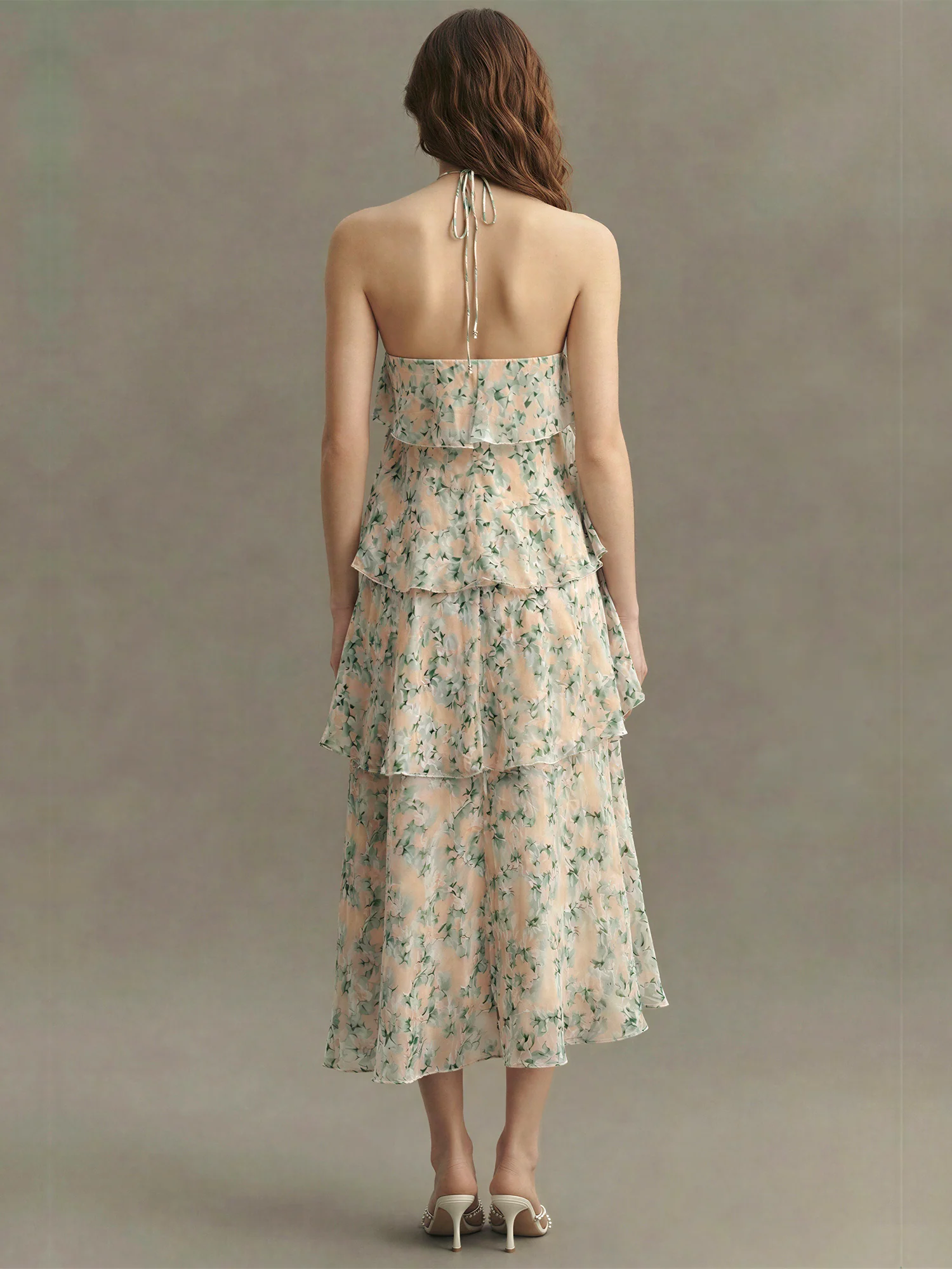 Opal Floral Tiered Maxi Dress - Image 4