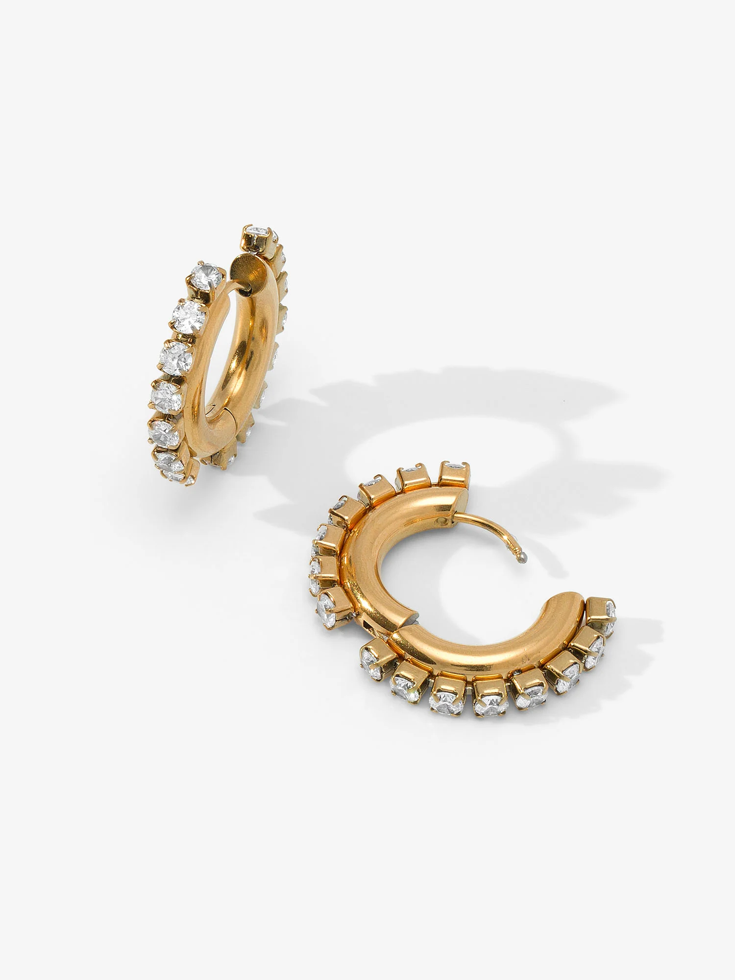Simone The Label Open CZ Hoop Earrings - Brands We Love