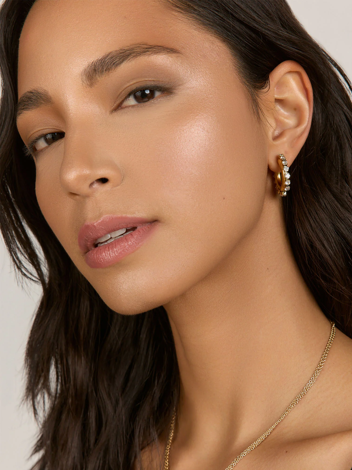 Simone The Label Open CZ Hoop Earrings - Brands We Love - Image 3