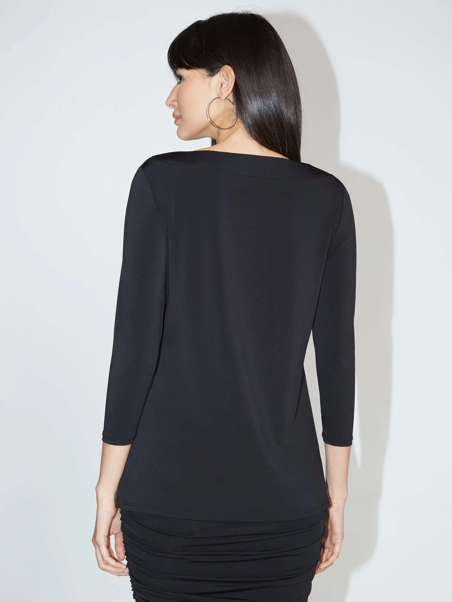 Open-Neck Tunic Top - NY&C Style System - Image 3