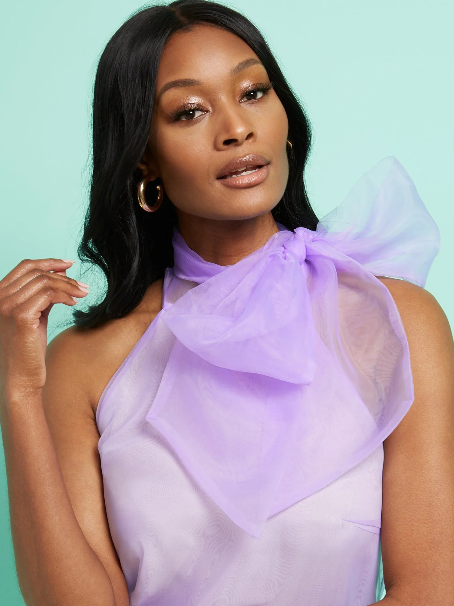 Organza Bow Blouse - Image 7