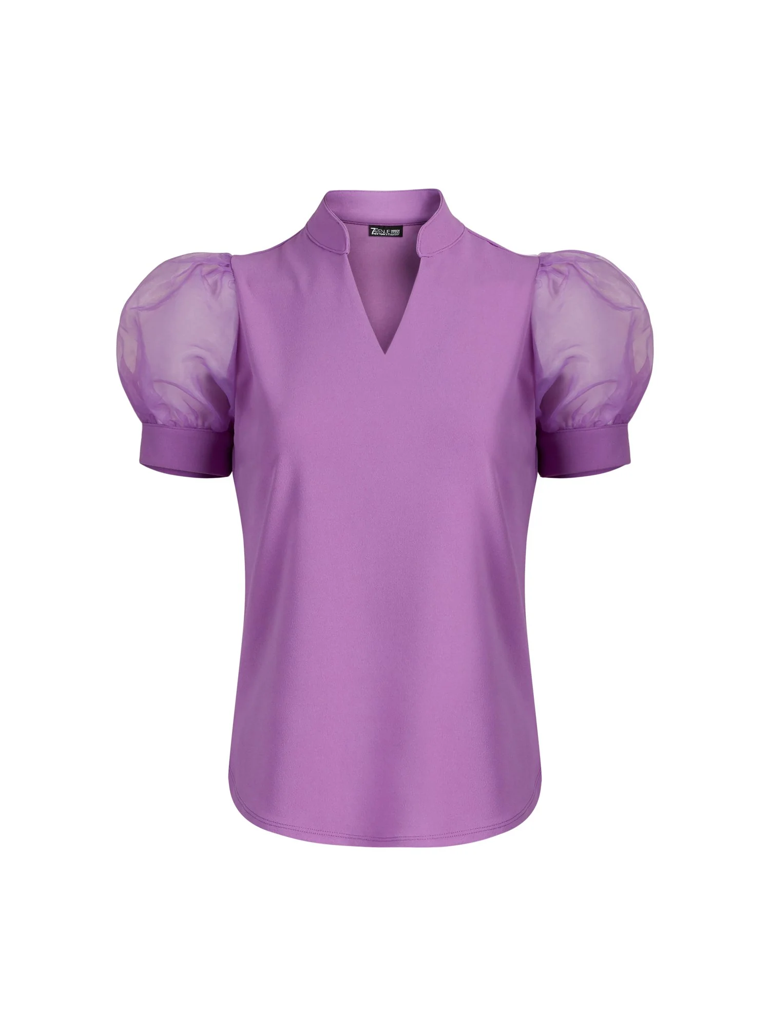 Organza Puff-Sleeve Top - 7th Avenue - Image 13