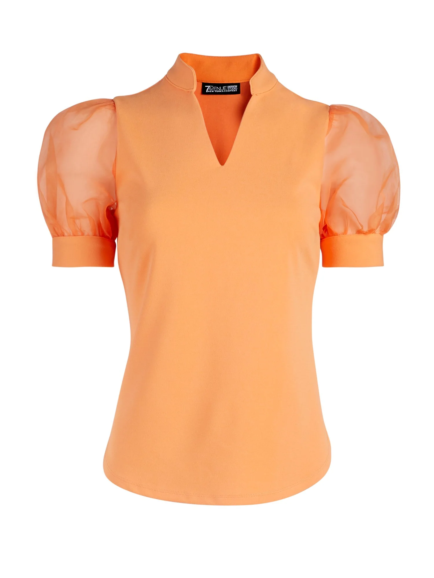 Organza Puff-Sleeve Top - 7th Avenue - Image 6