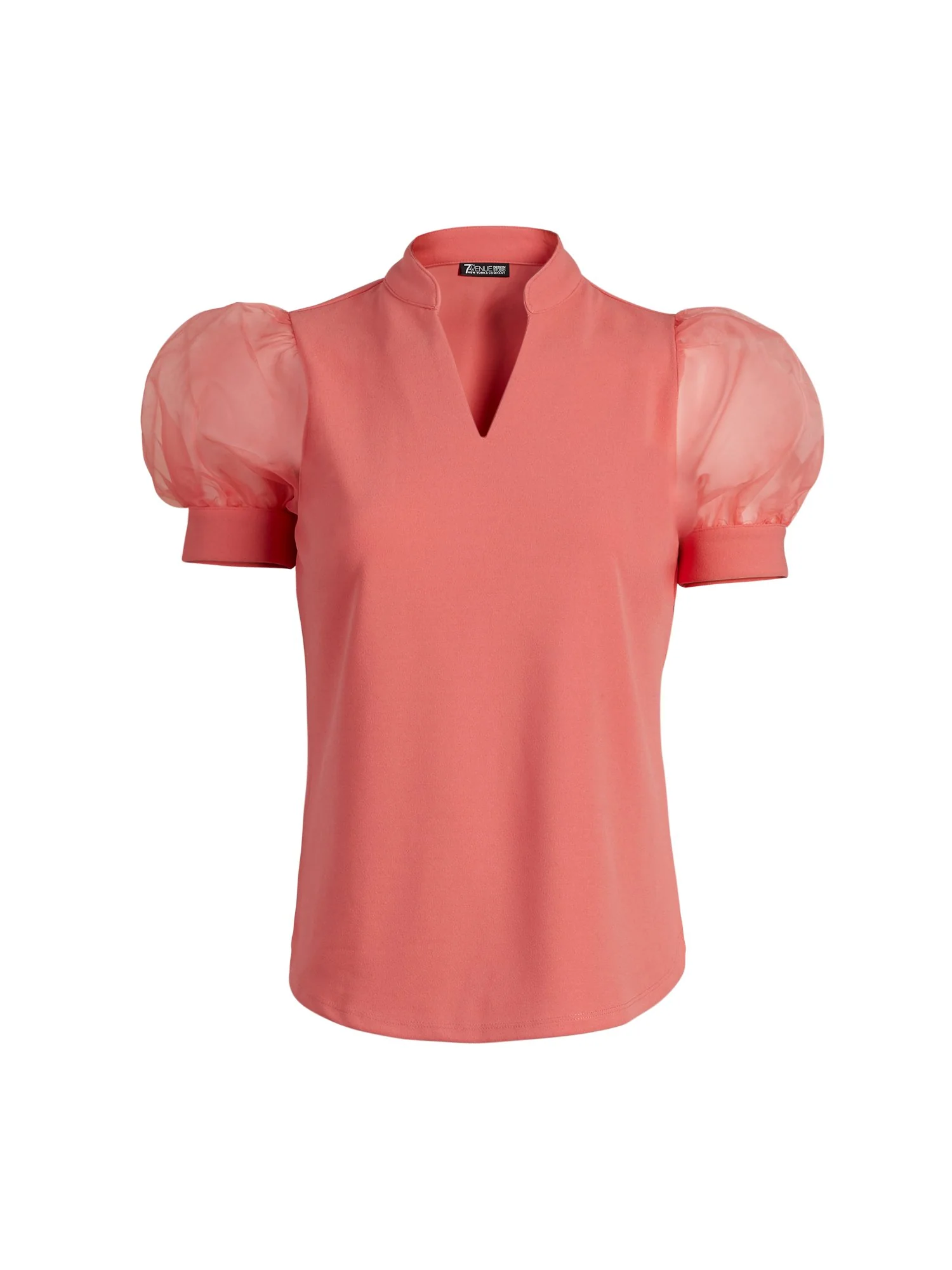 Organza Puff-Sleeve Top - 7th Avenue - Image 9