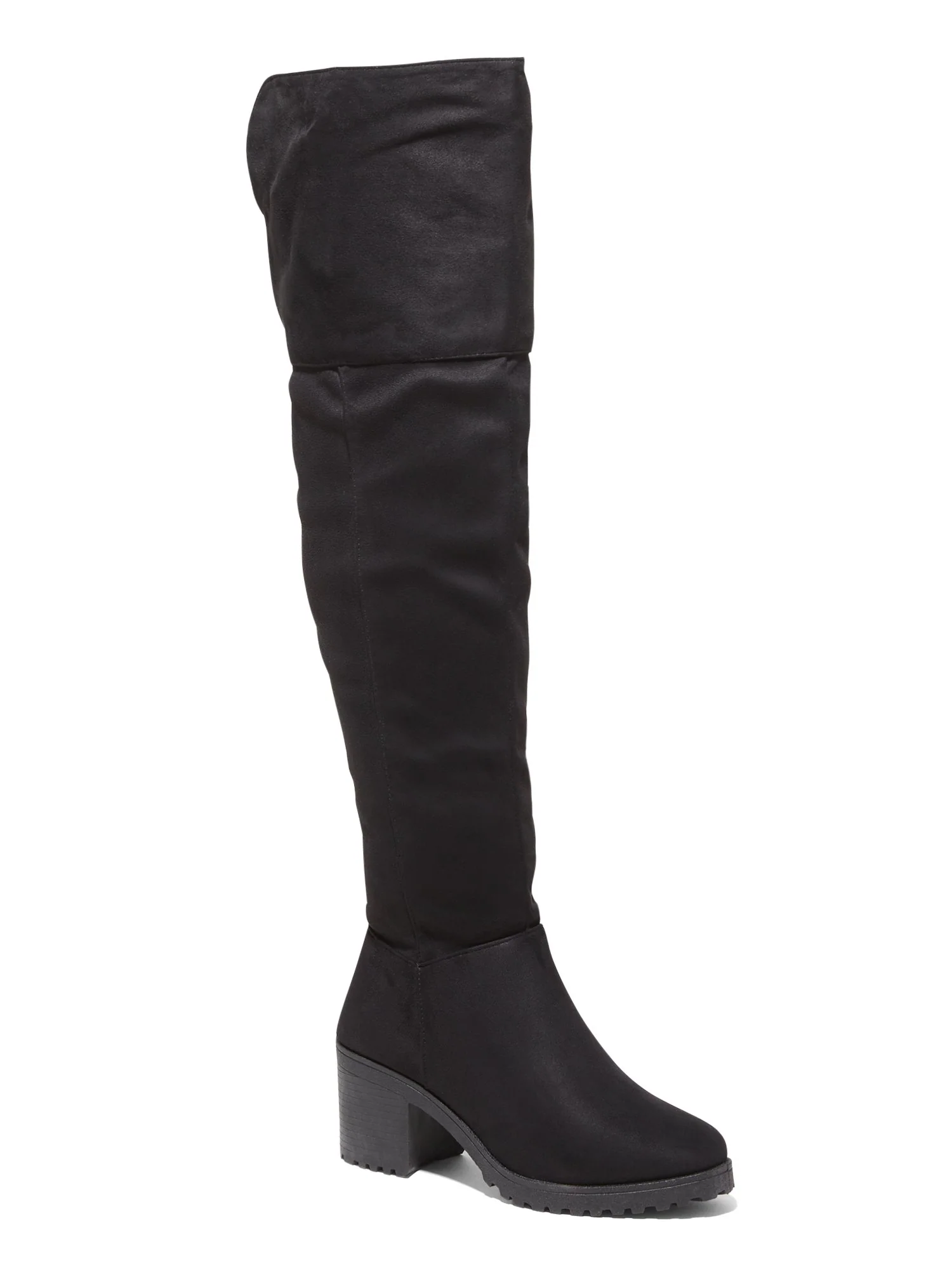 Over-the-Knee Faux-Suede Boot