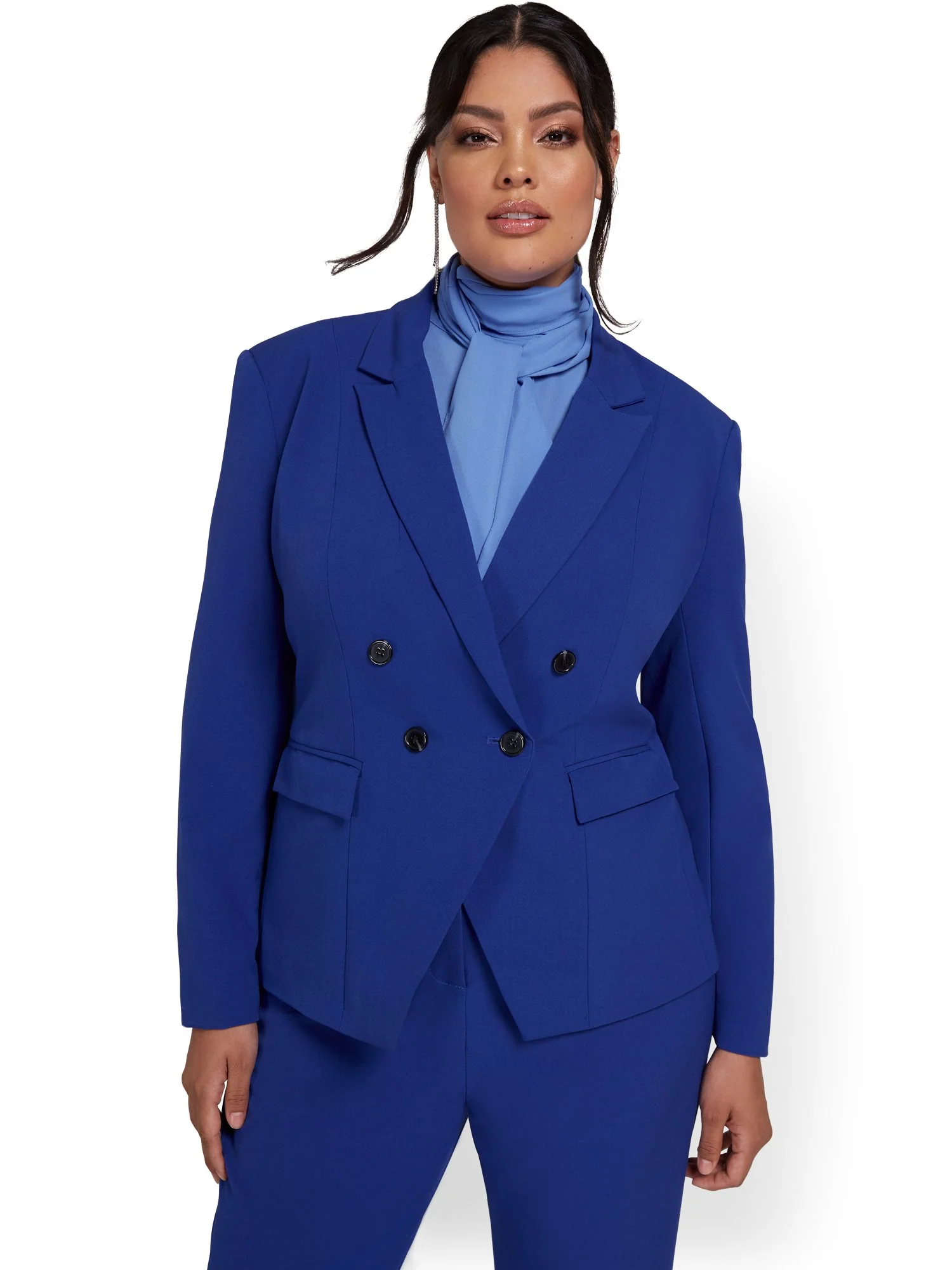 Oversized Double-Breasted Jacket