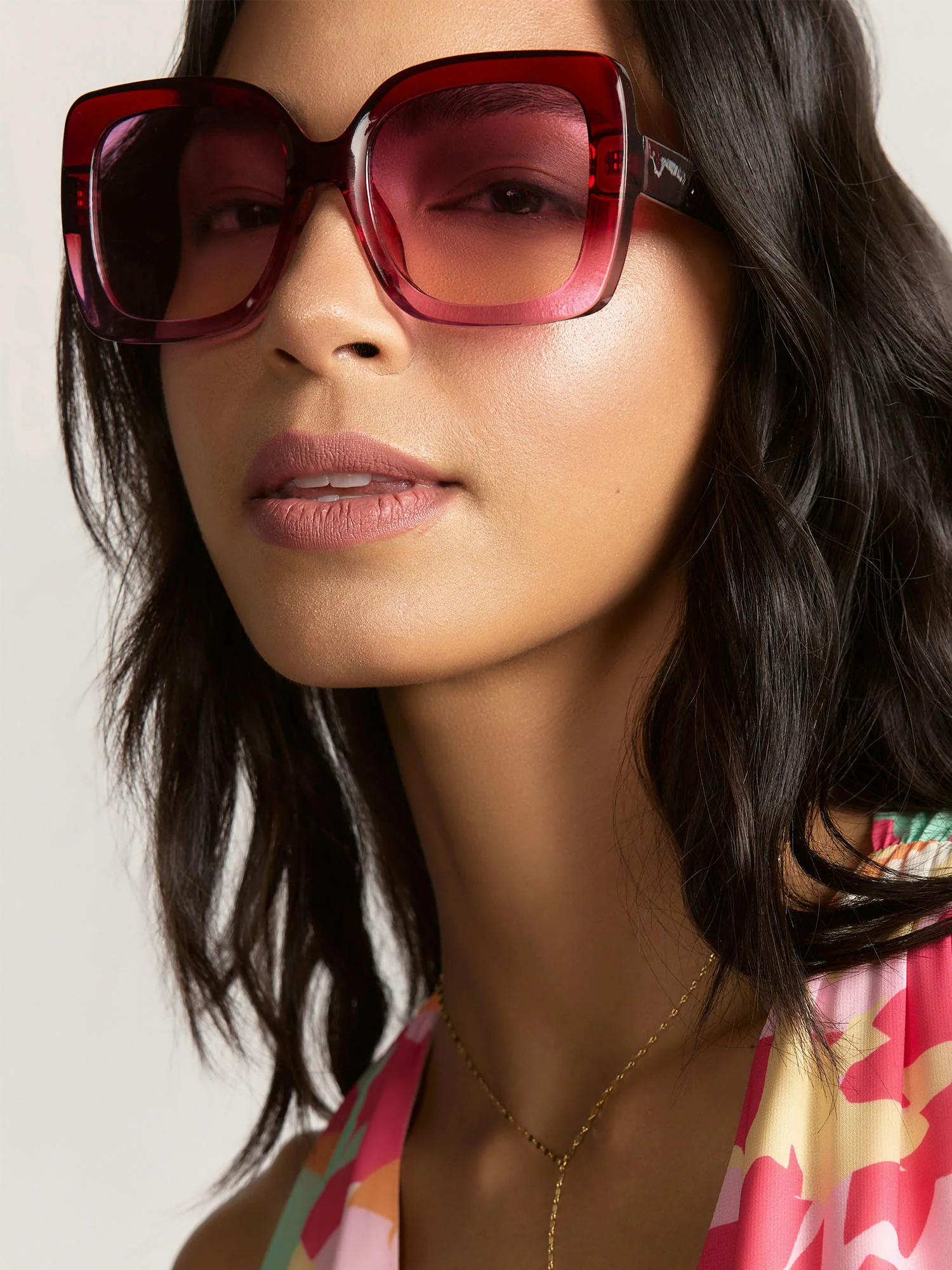 Oversized Ombre Sunglasses