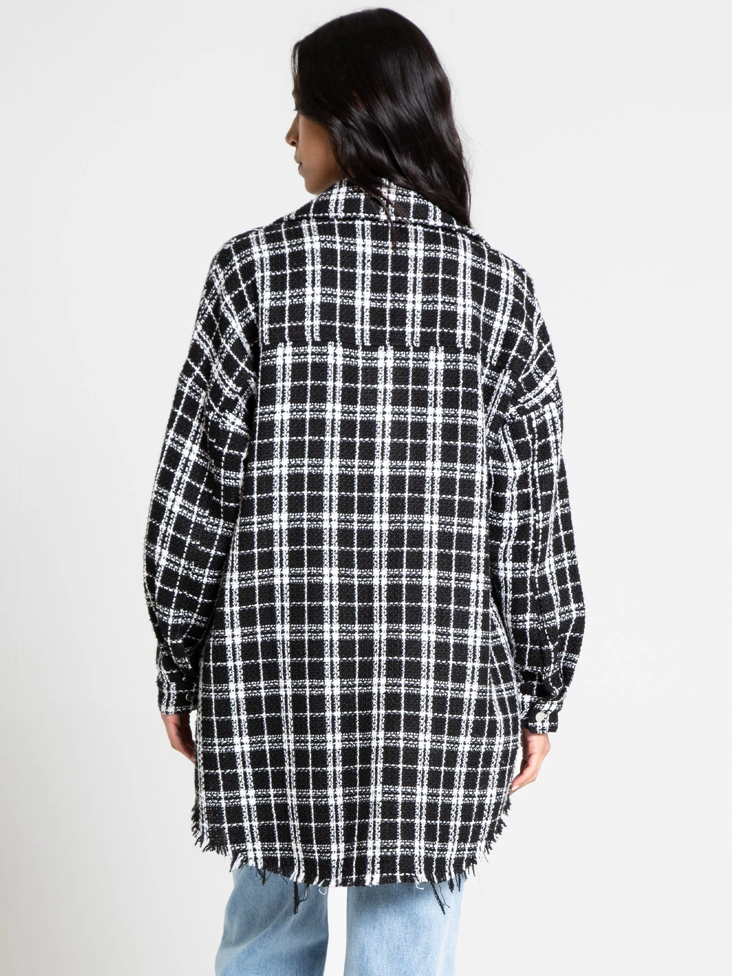 Aaron & Amber Oversized Plaid Shacket - Brands We Love - Image 4