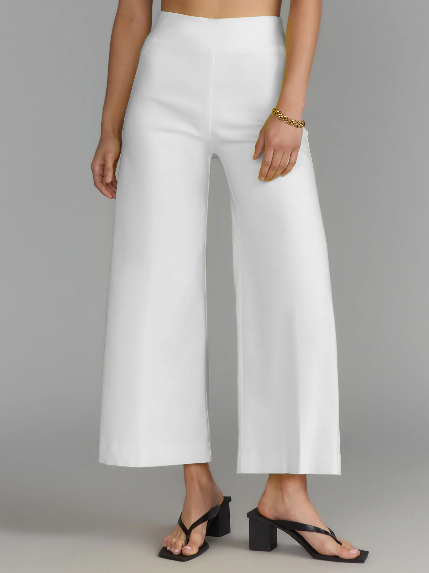 Petite Pull On Wide Leg Ankle Pant - Image 2
