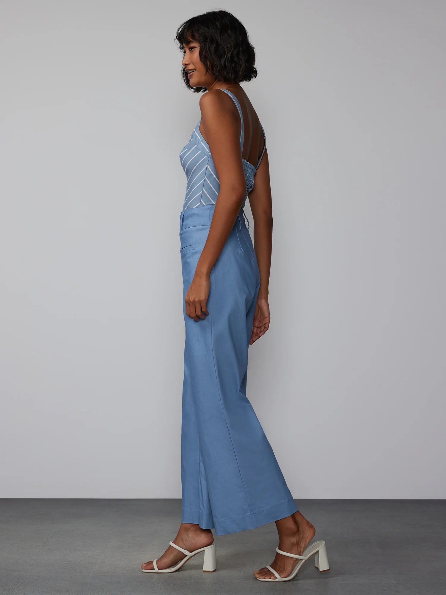 Petite High Rise Wide Leg Pant - Image 2