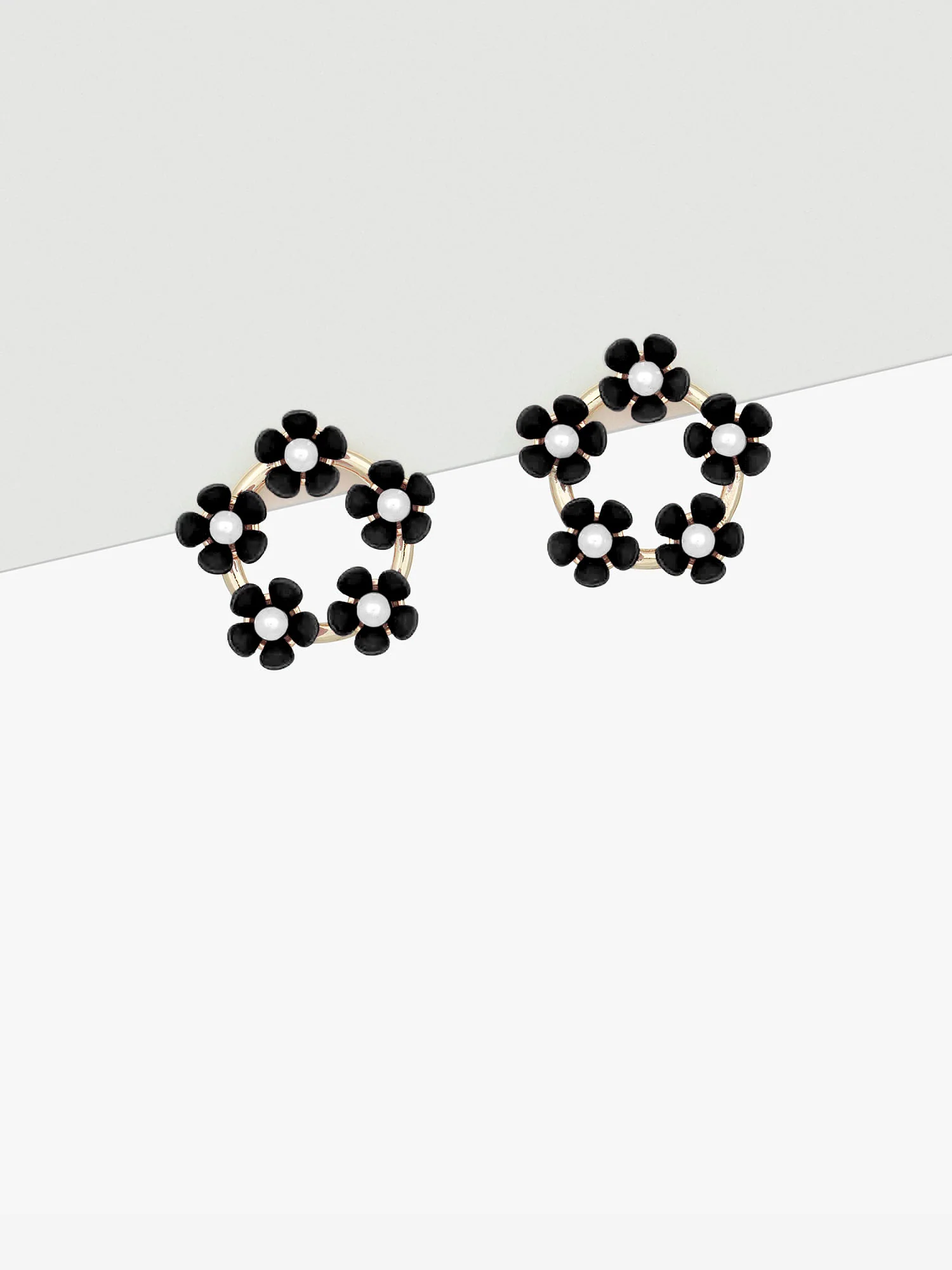 La Radiant Painted Flower Earrings - Brands We Love