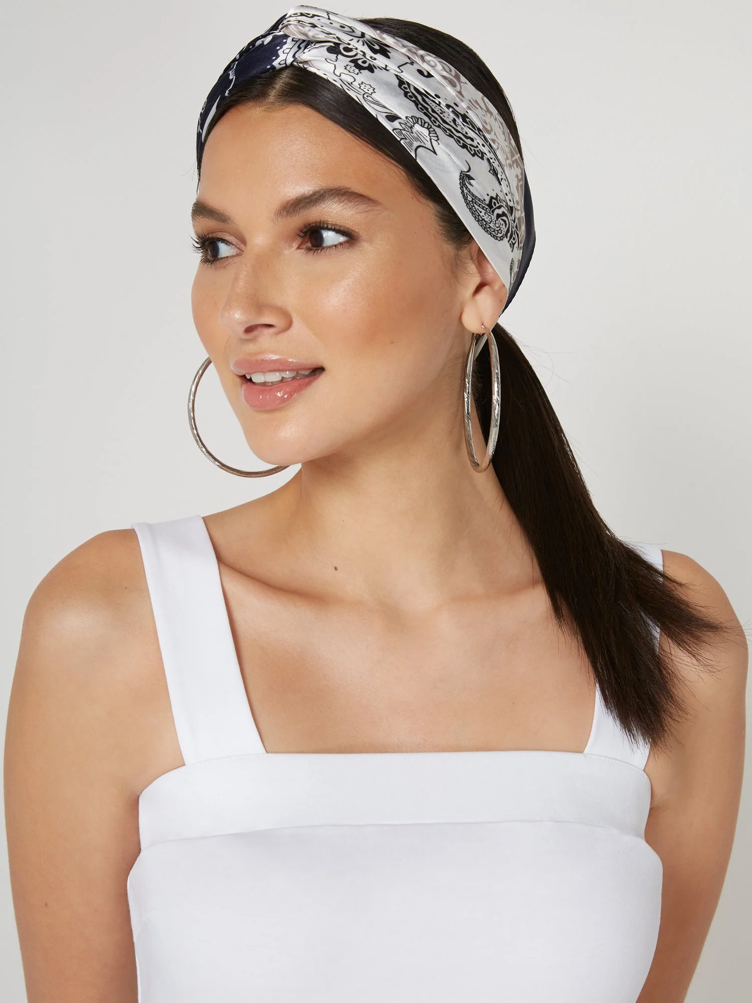 Paisley Silky Multiwear Scarf - Image 4