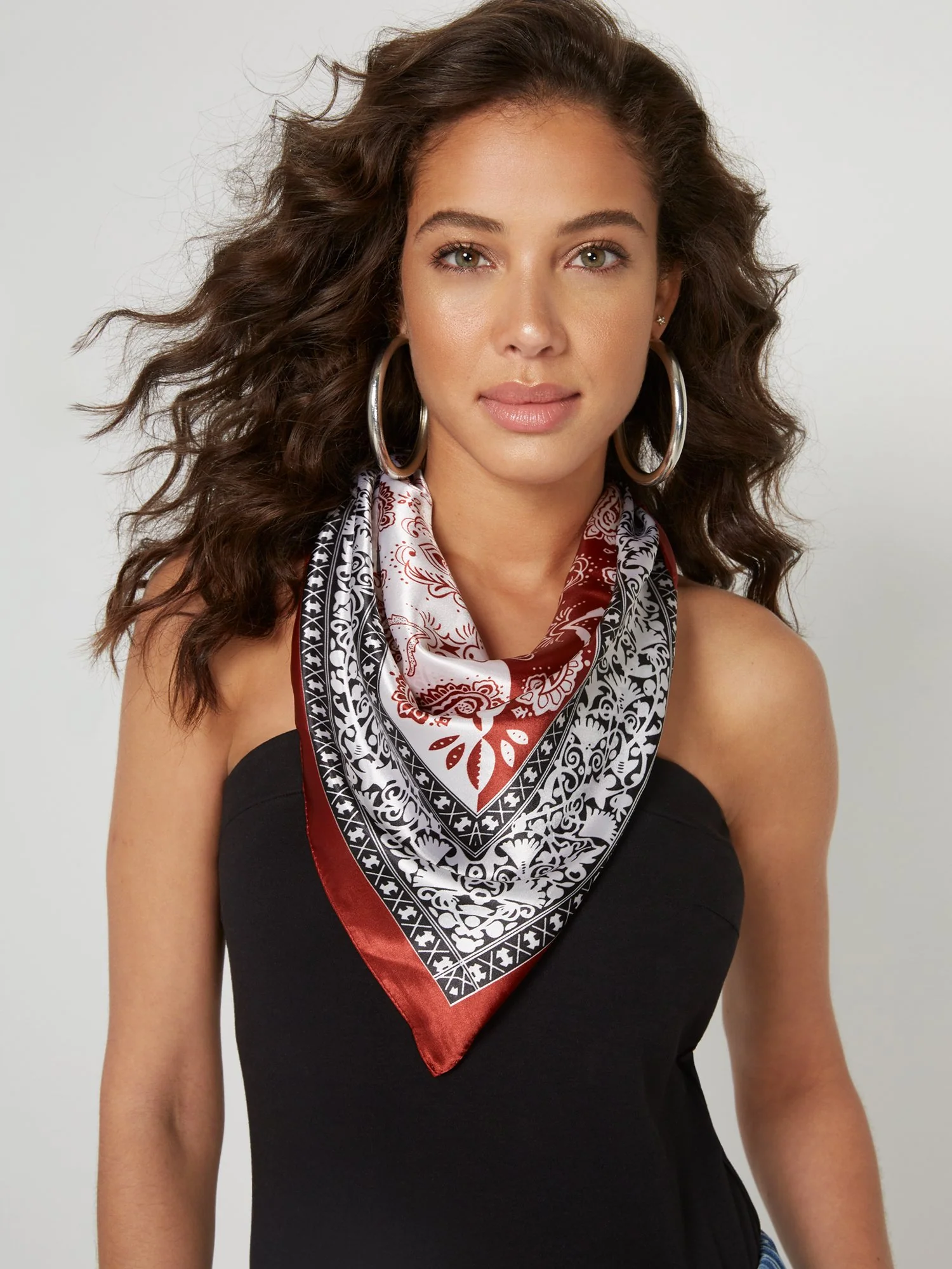 Paisley Silky Multiwear Scarf - Image 7